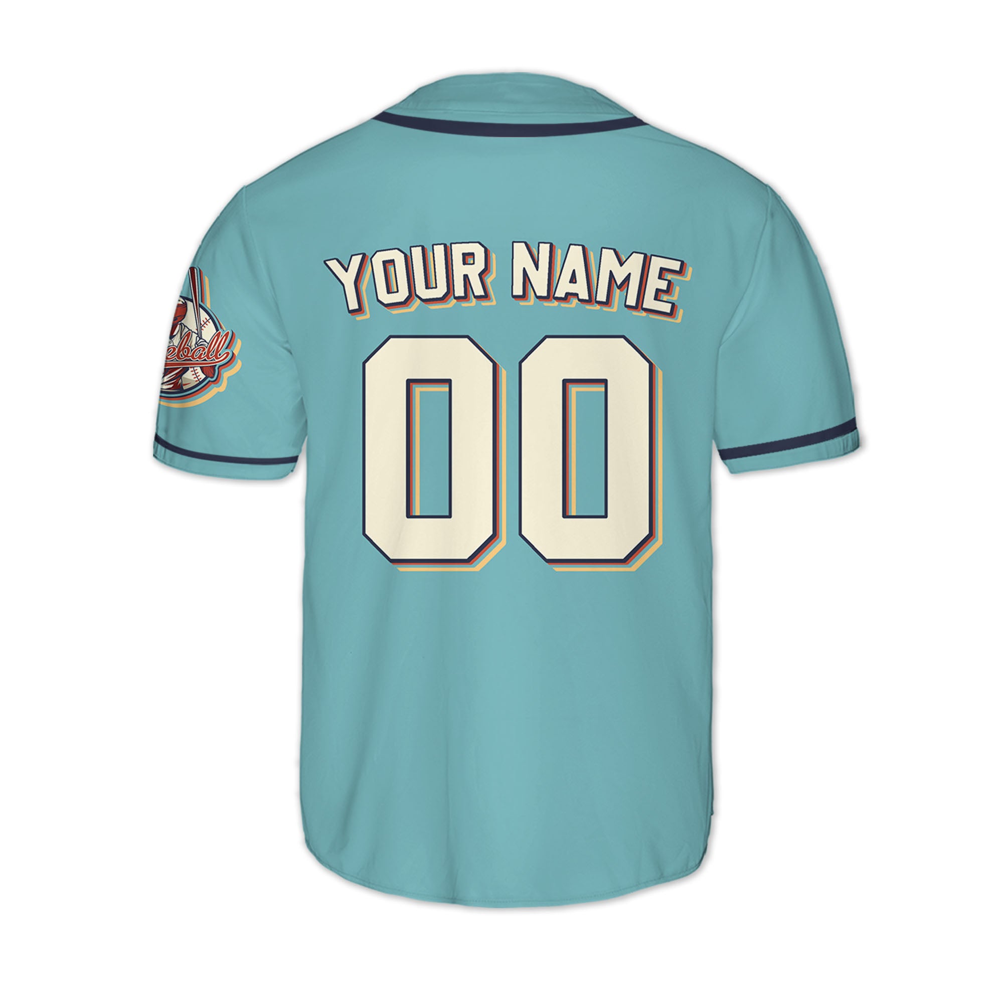 Personalized-Vintage-Team-Name-And-Number-Custom-Collection-Blue