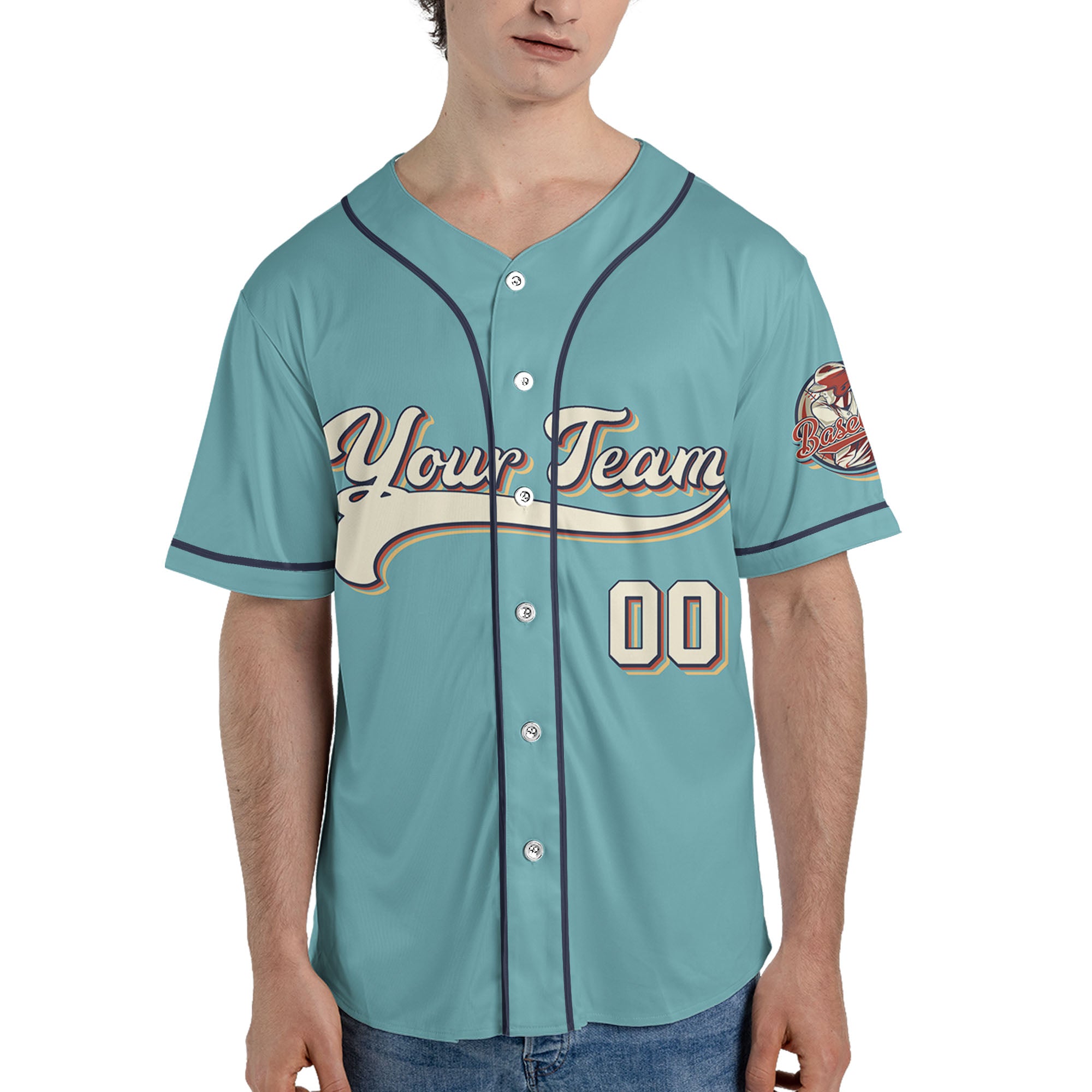 Personalized-Vintage-Team-Name-And-Number-Custom-Collection-Blue