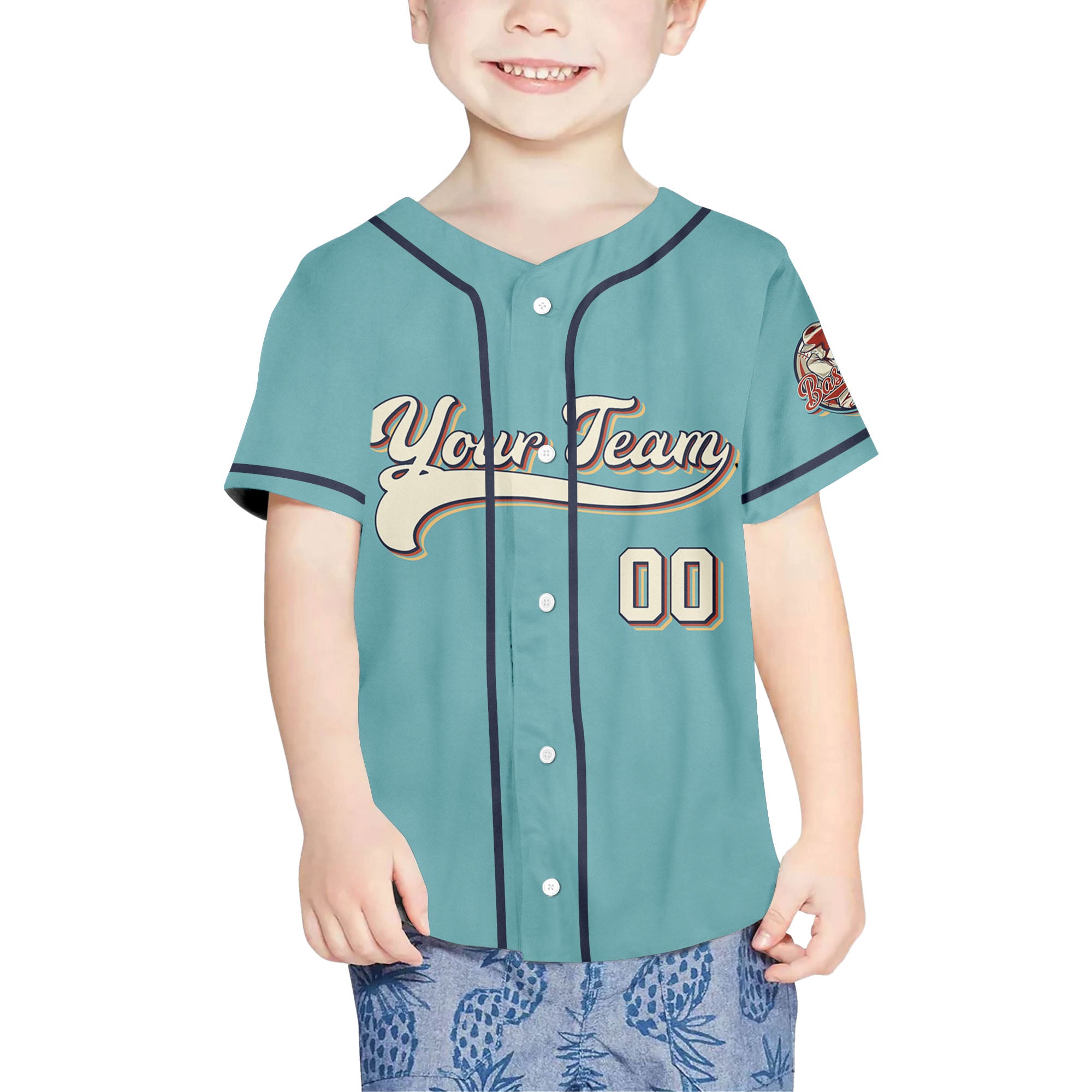 Personalized-Vintage-Team-Name-And-Number-Custom-Collection-Blue