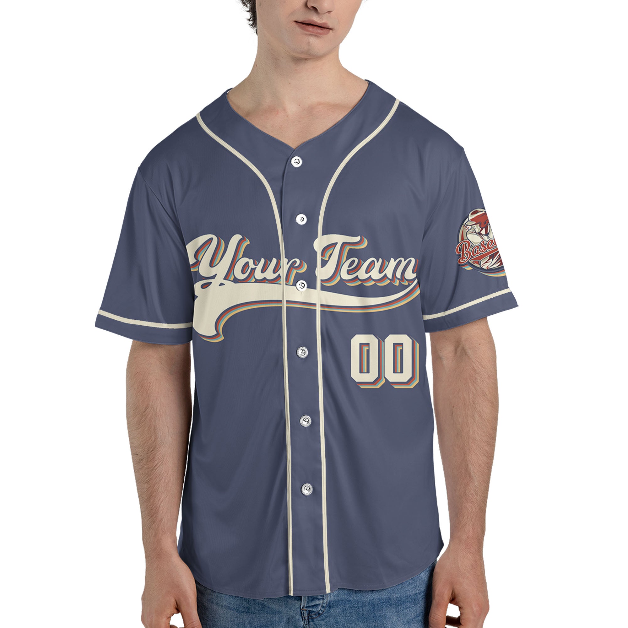Personalized-Vintage-Team-Name-And-Number-Custom-Collection-Dark-Blue