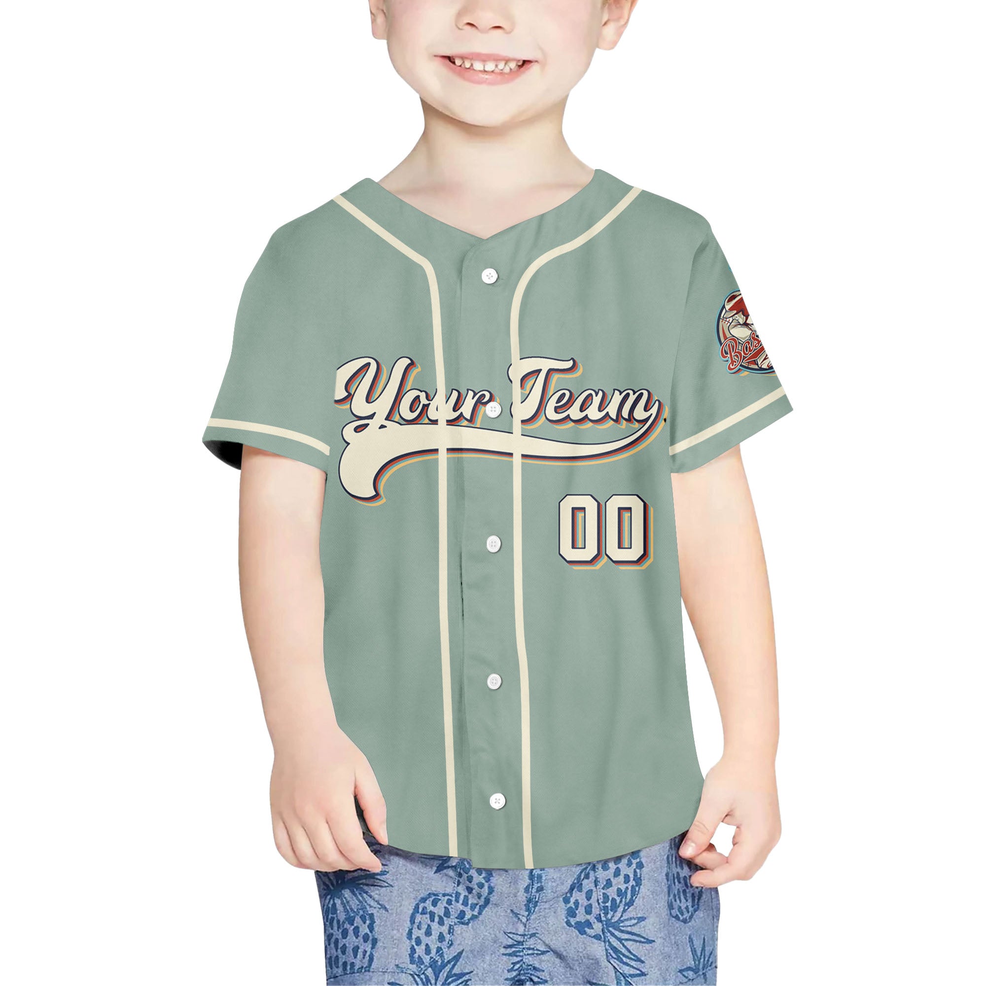 Personalized-Vintage-Team-Name-And-Number-Custom-Collection-Light-Green