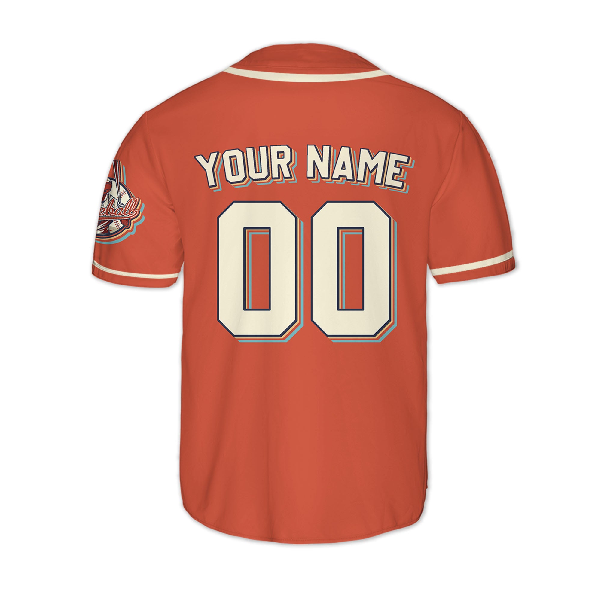 Personalized-Vintage-Team-Name-And-Number-Custom-Collection-Red