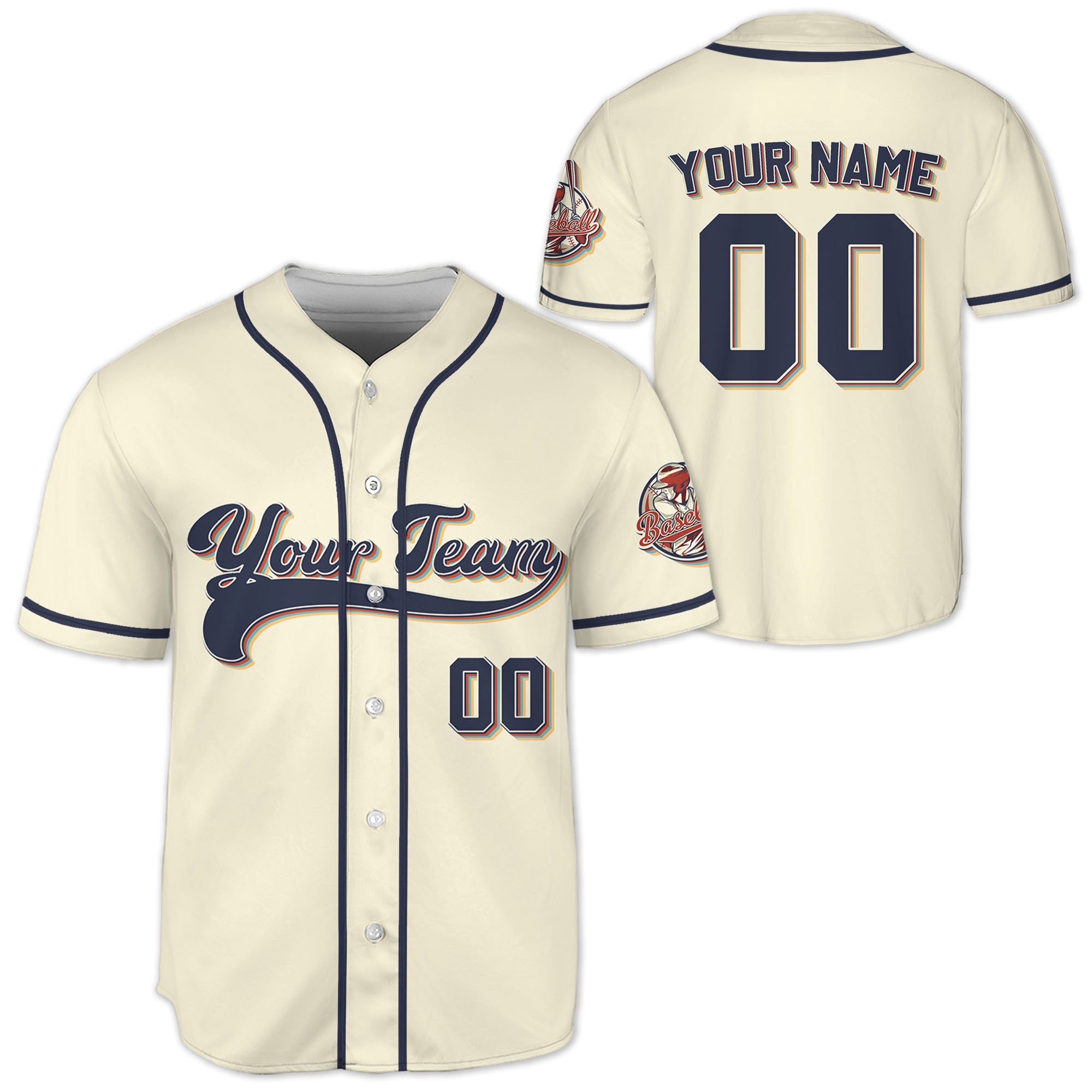 Personalized-Vintage-Team-Name-And-Number-Custom-Collection-Sand