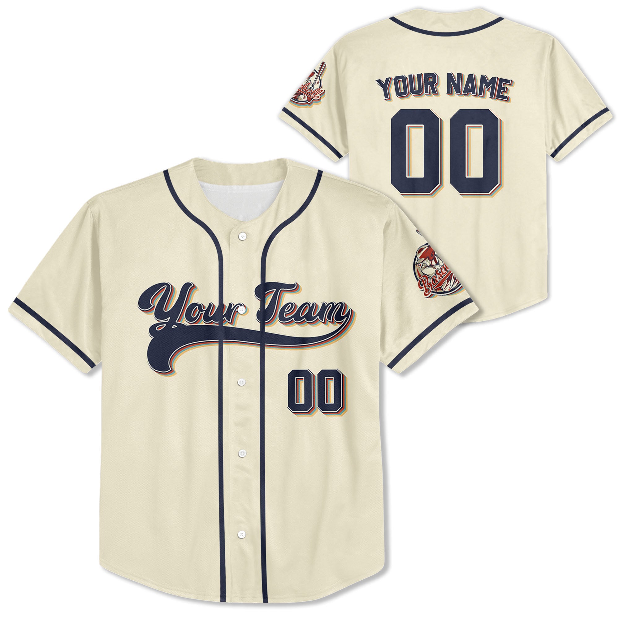 Personalized-Vintage-Team-Name-And-Number-Custom-Collection-Sand