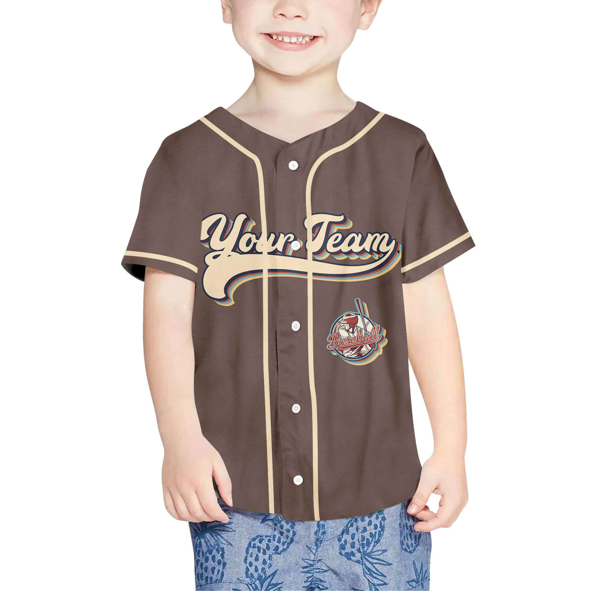 Personalized-Vintage-Team-Name-Custom-Collection-Brown