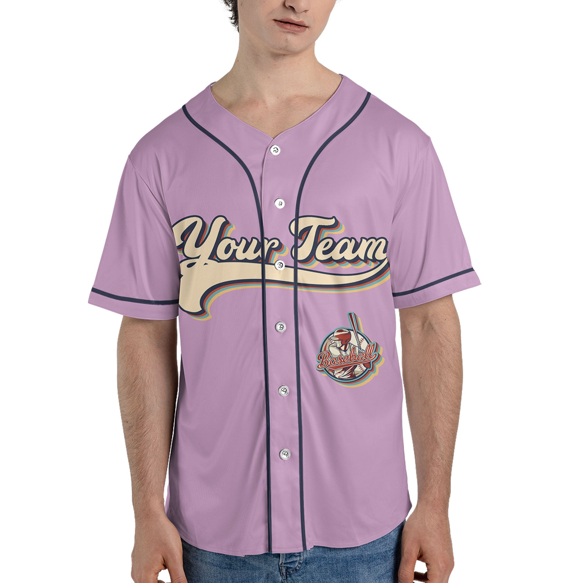 Personalized-Vintage-Team-Name-Custom-Collection-Pink