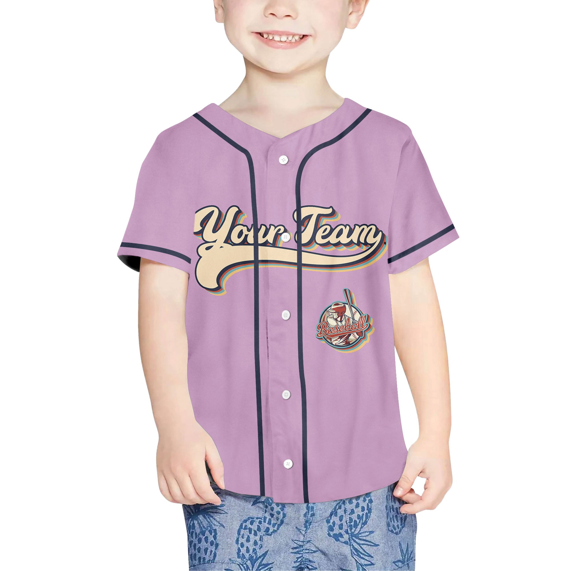 Personalized-Vintage-Team-Name-Custom-Collection-Pink