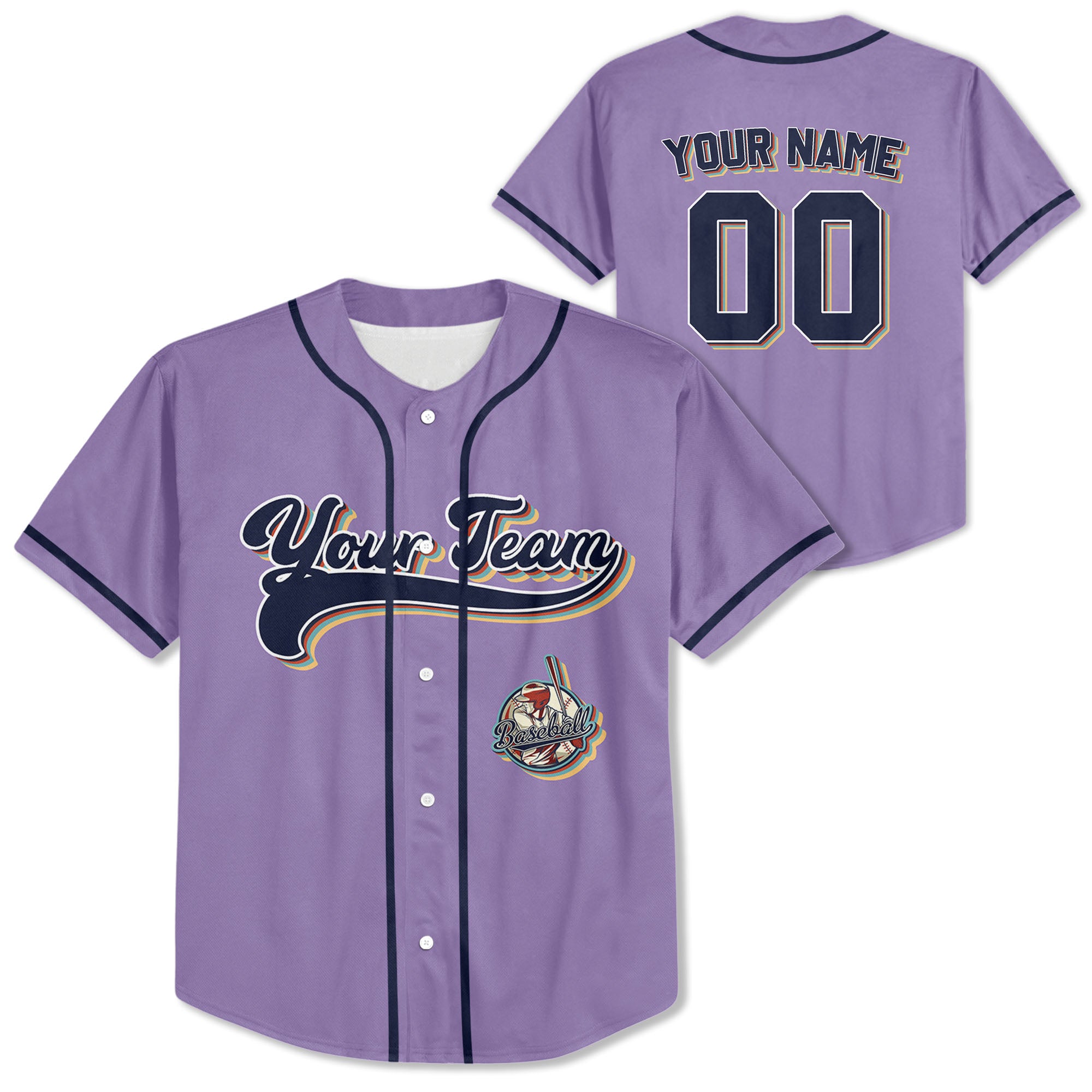 Personalized-Vintage-Team-Name-Custom-Collection-Purple