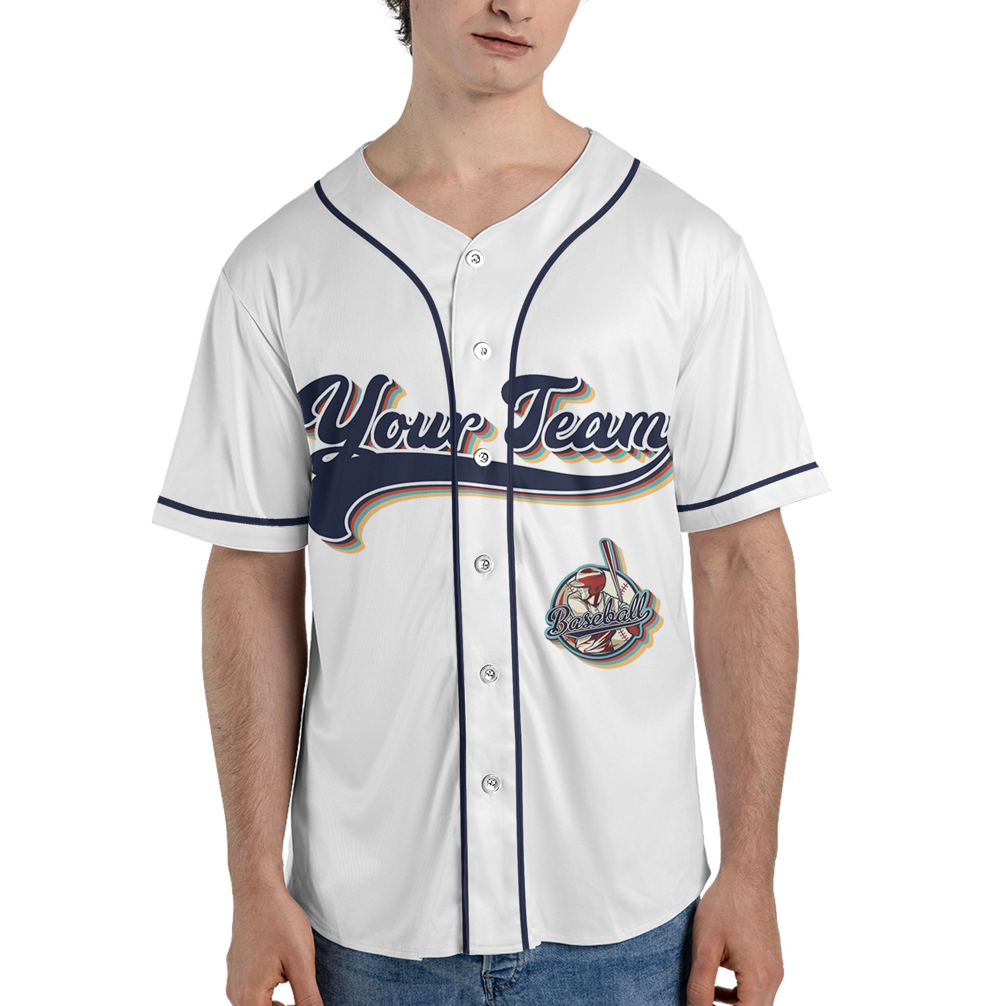 Personalized-Vintage-Team-Name-Custom-Collection-White