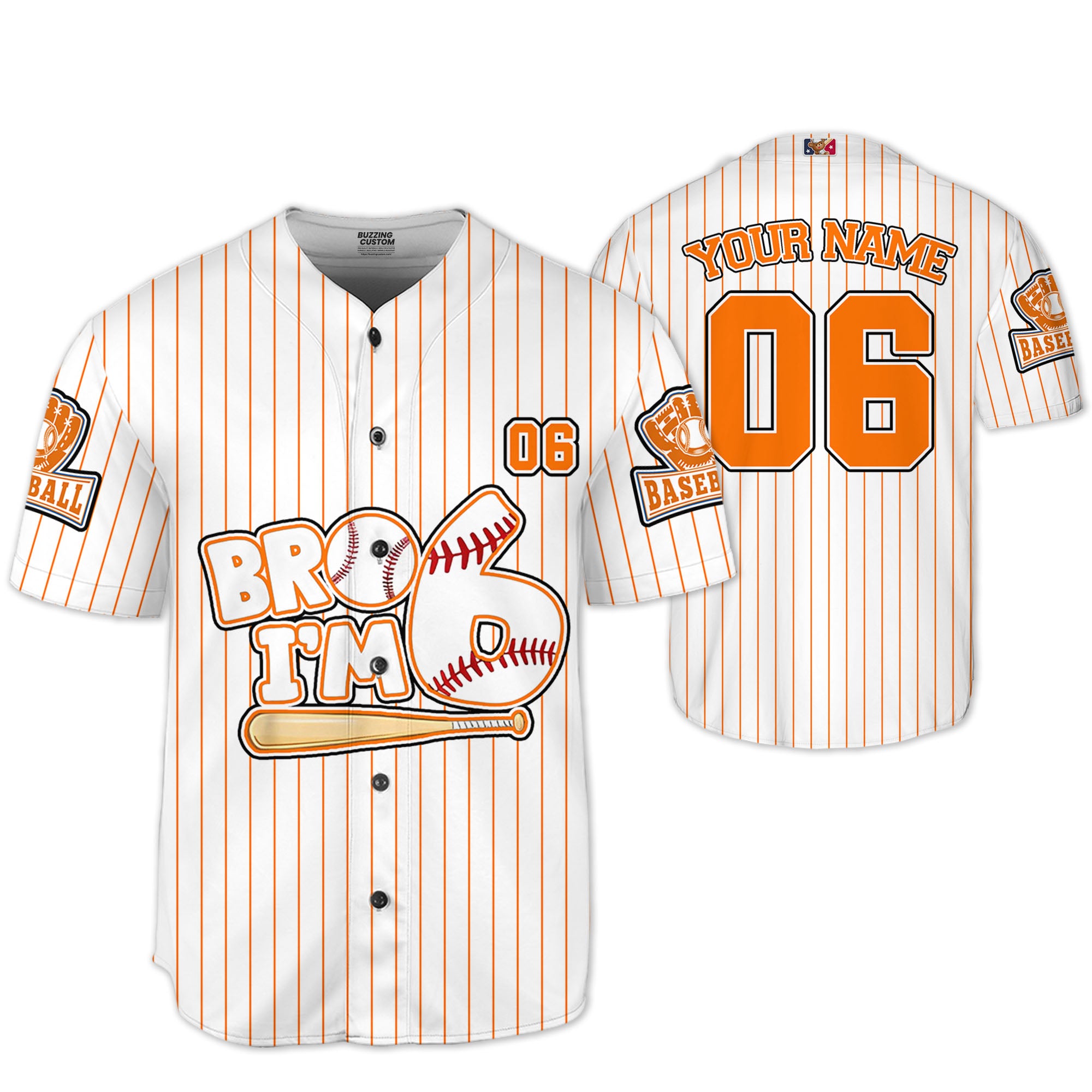 personalized-bro-im-6-striped-piping-awesome-orange-baseball-jersey-i1-7362