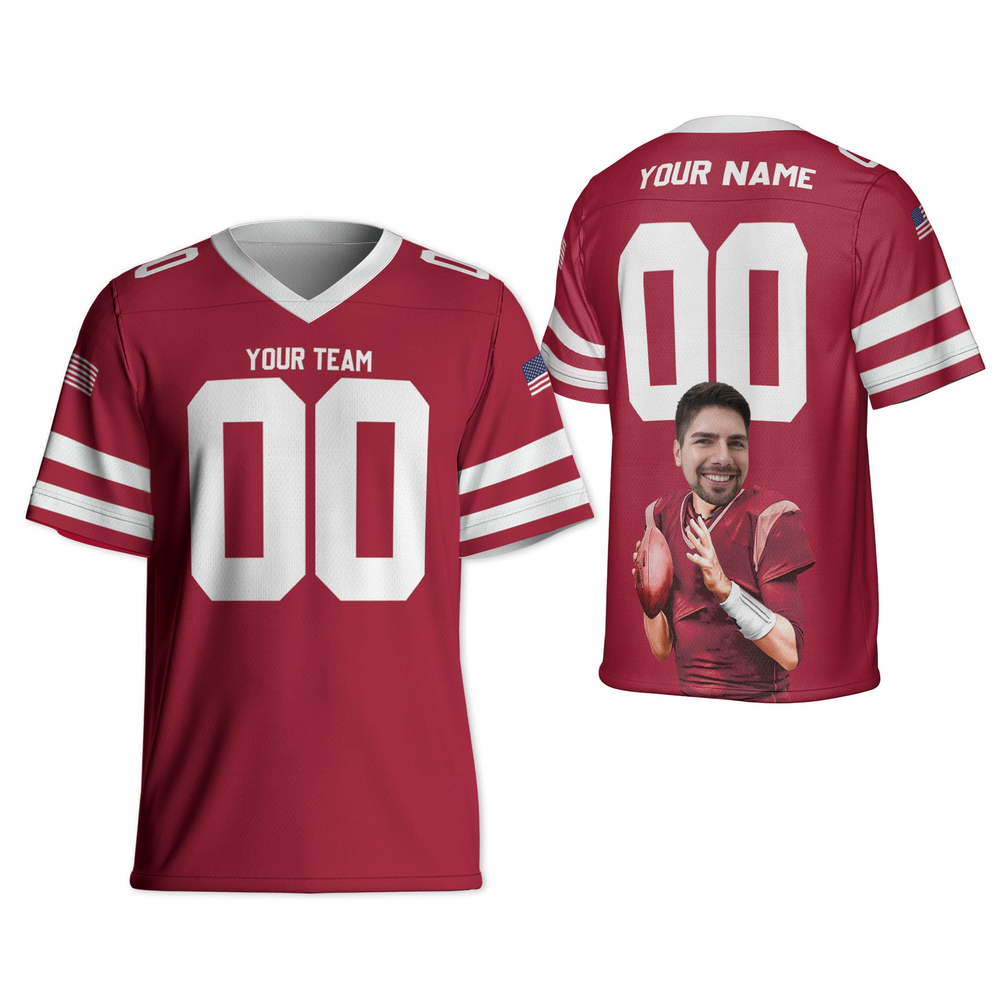 personalized-face-football-jersey-ac-red-i2-4711