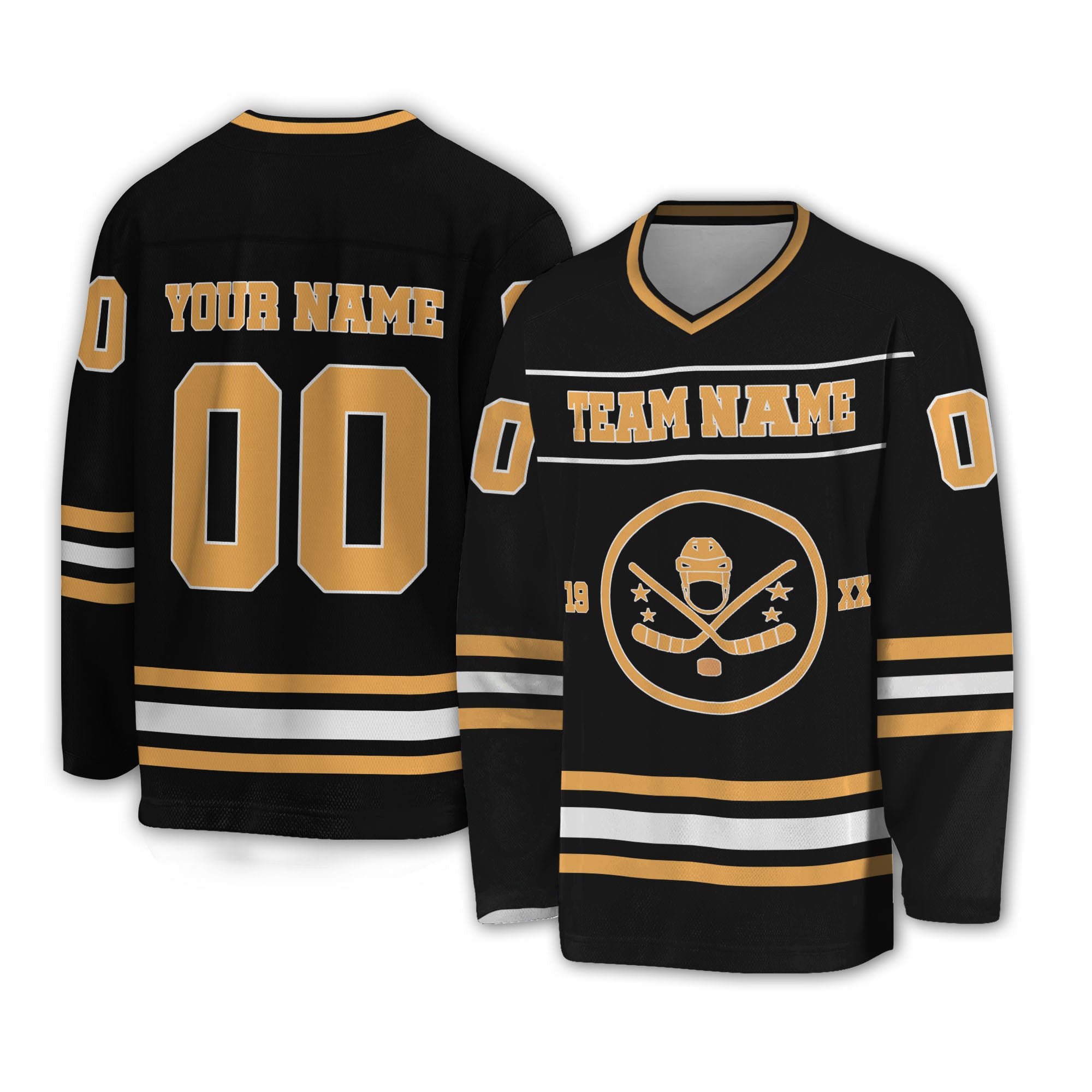 personalized-famous-hockey-jersey-team-est-black-and-yellow-bb-i3-6815
