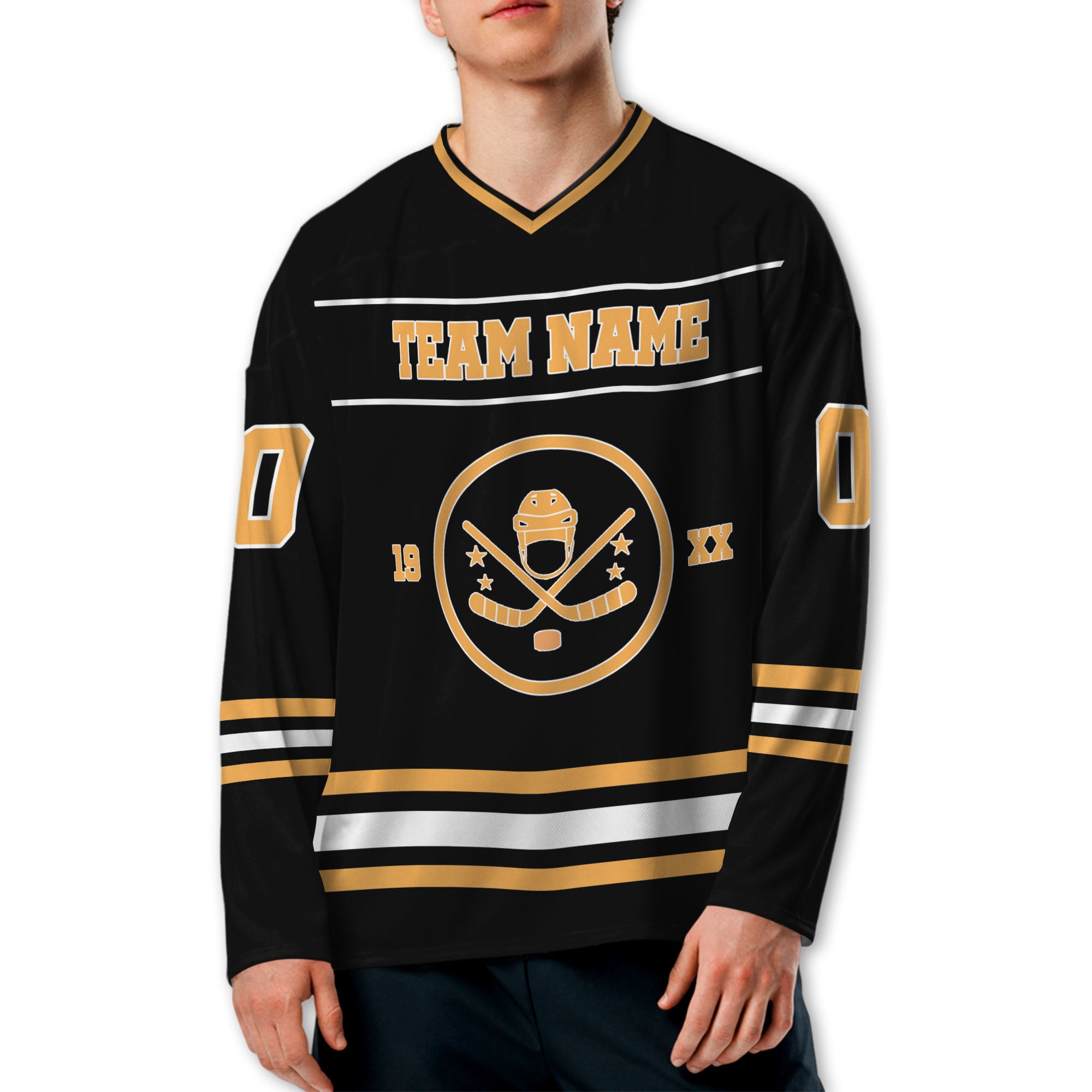 personalized-famous-hockey-jersey-team-est-black-and-yellow-bb-i3-6815