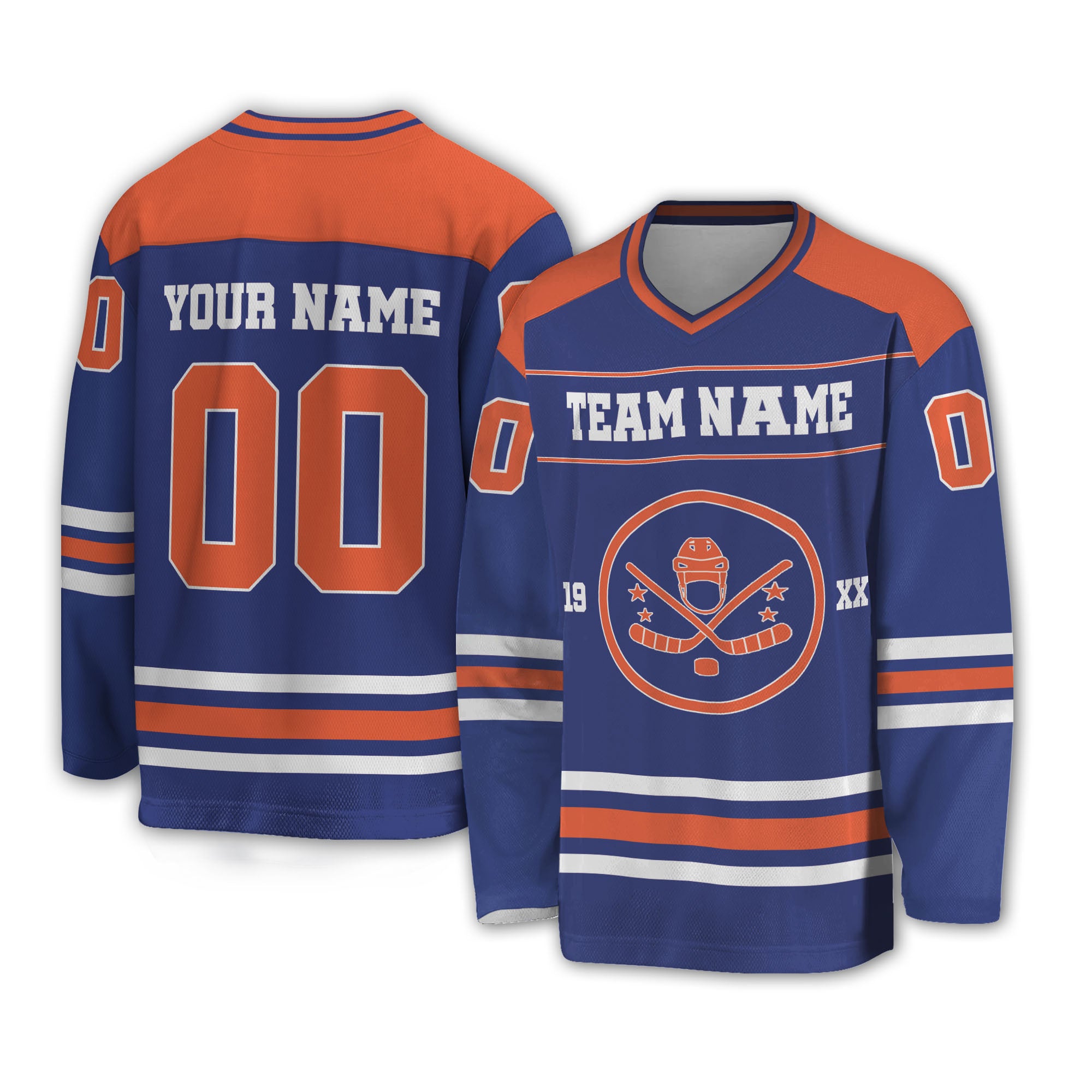 personalized-famous-hockey-jersey-team-est-blue-and-orange-eo-i3-9390