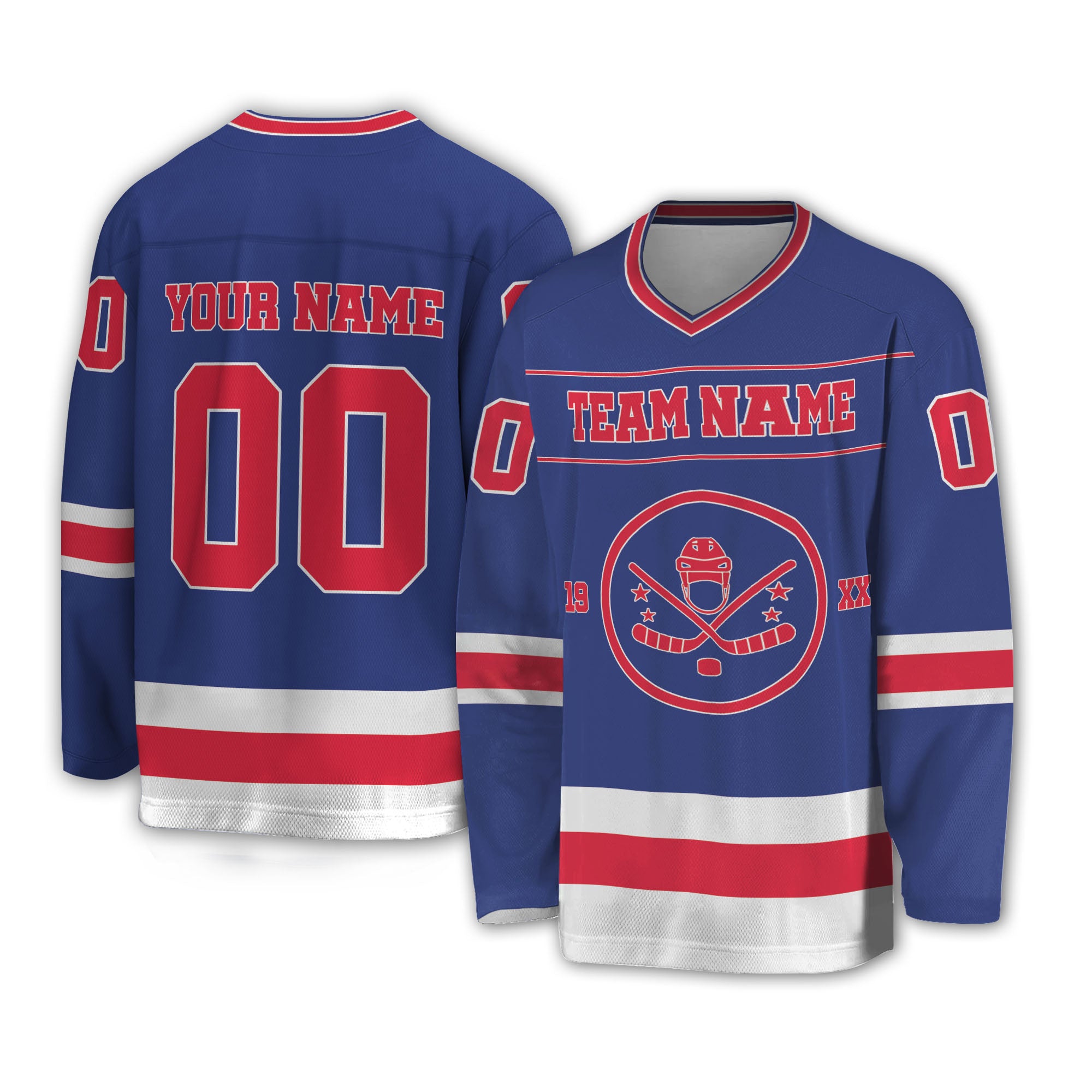 personalized-famous-hockey-jersey-team-est-blue-and-red-nyr-i3-9649
