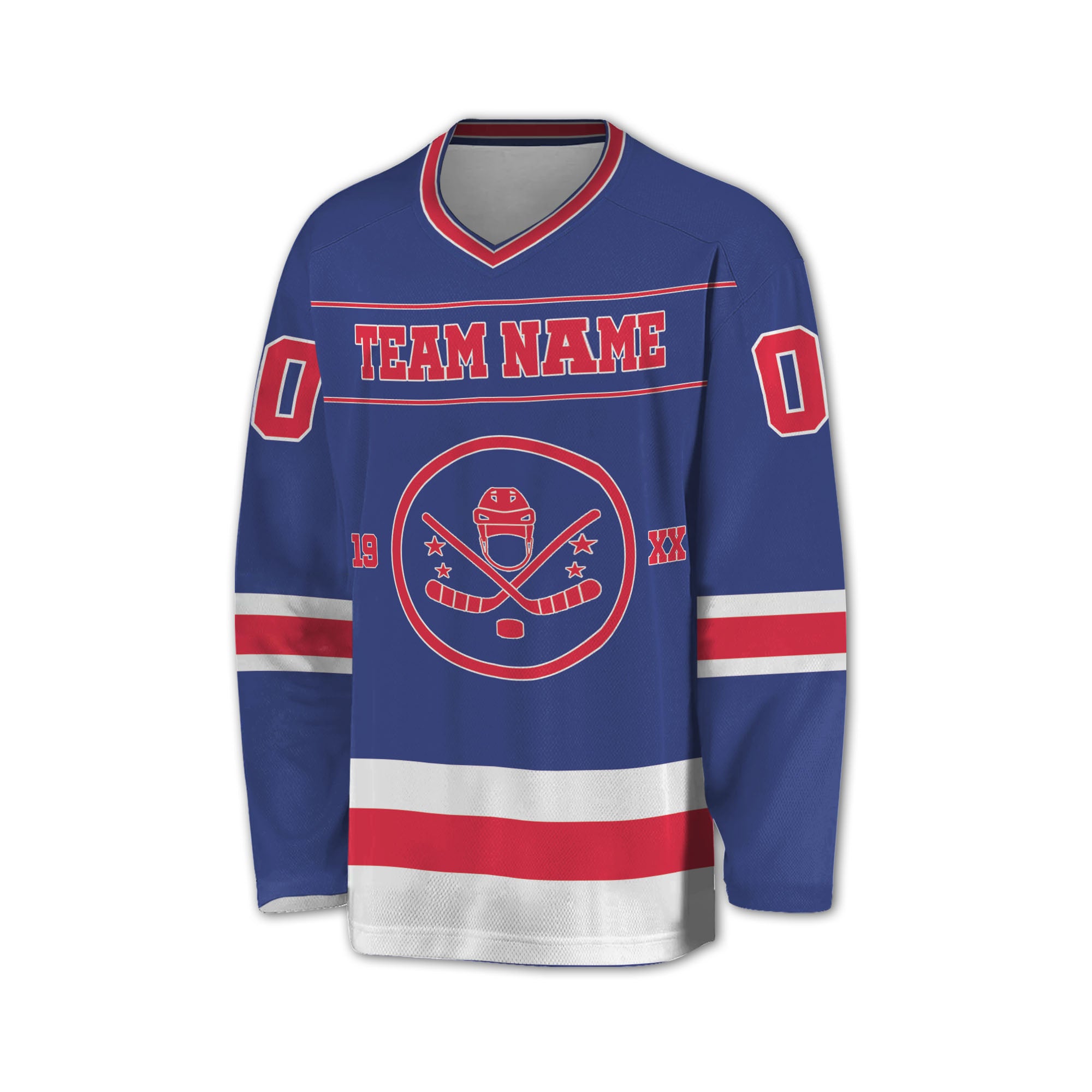 personalized-famous-hockey-jersey-team-est-blue-and-red-nyr-i3-9649
