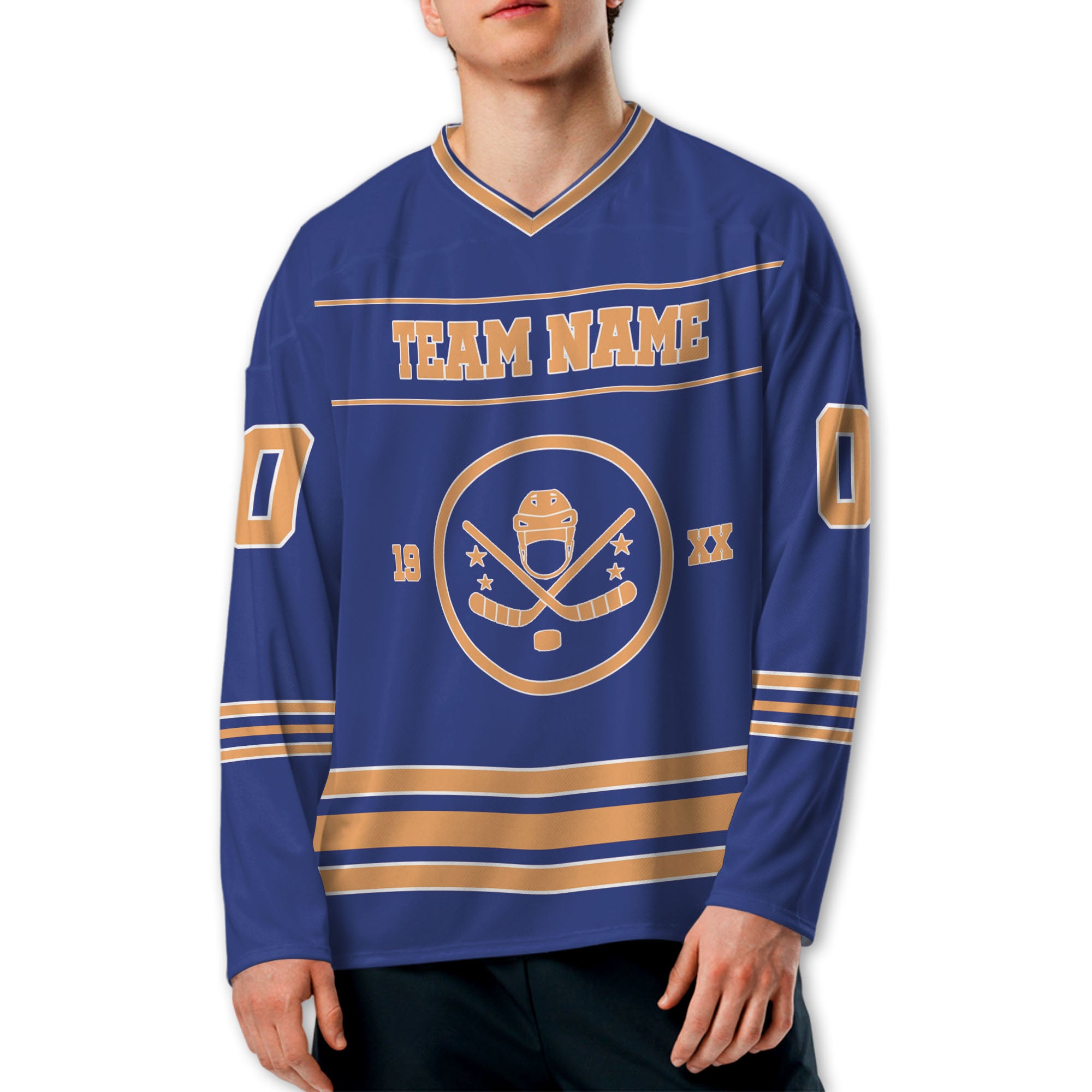 personalized-famous-hockey-jersey-team-est-blue-and-yellow-bs-i3-5571