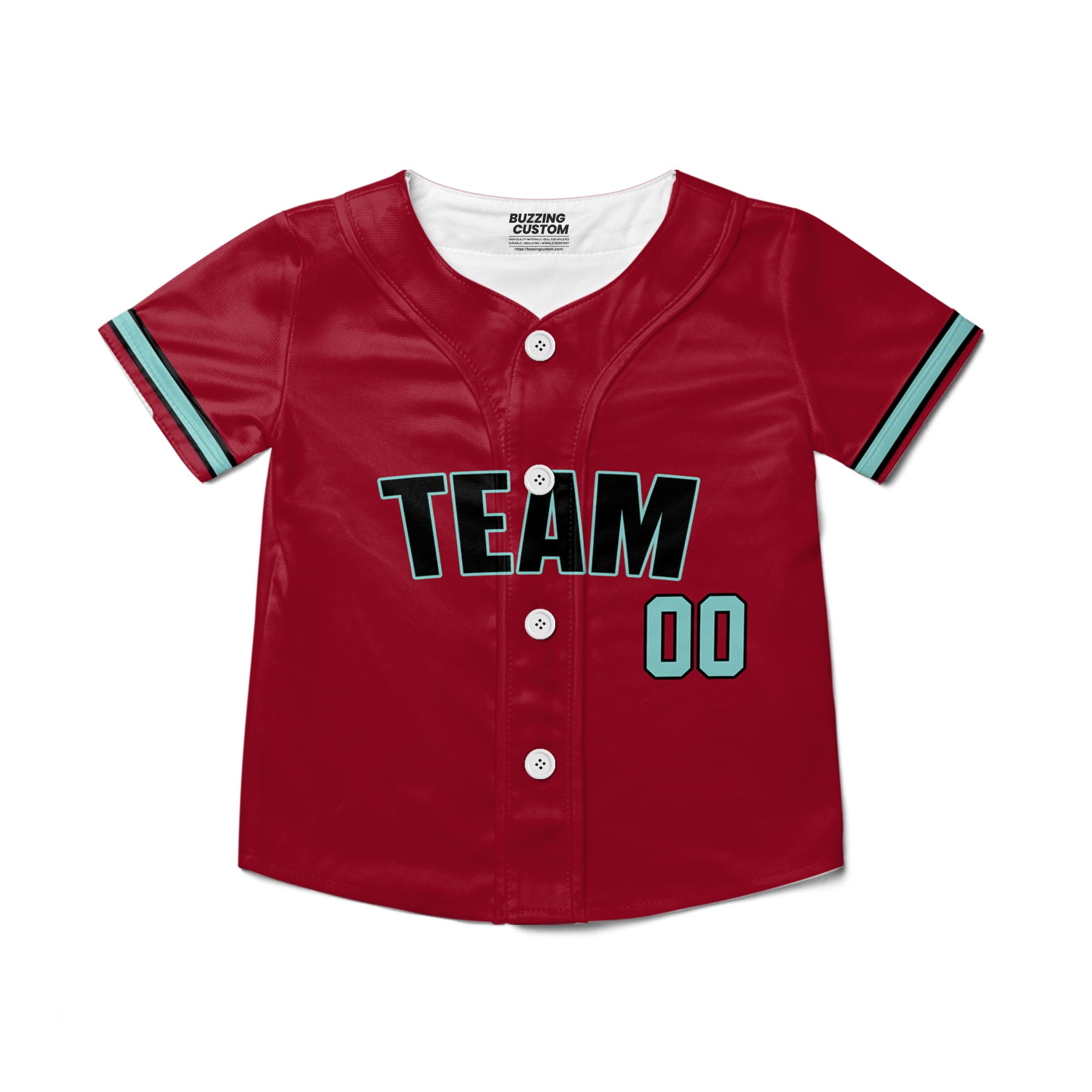 Personalized famous team ADB sport classic red baseball jersey VDD04