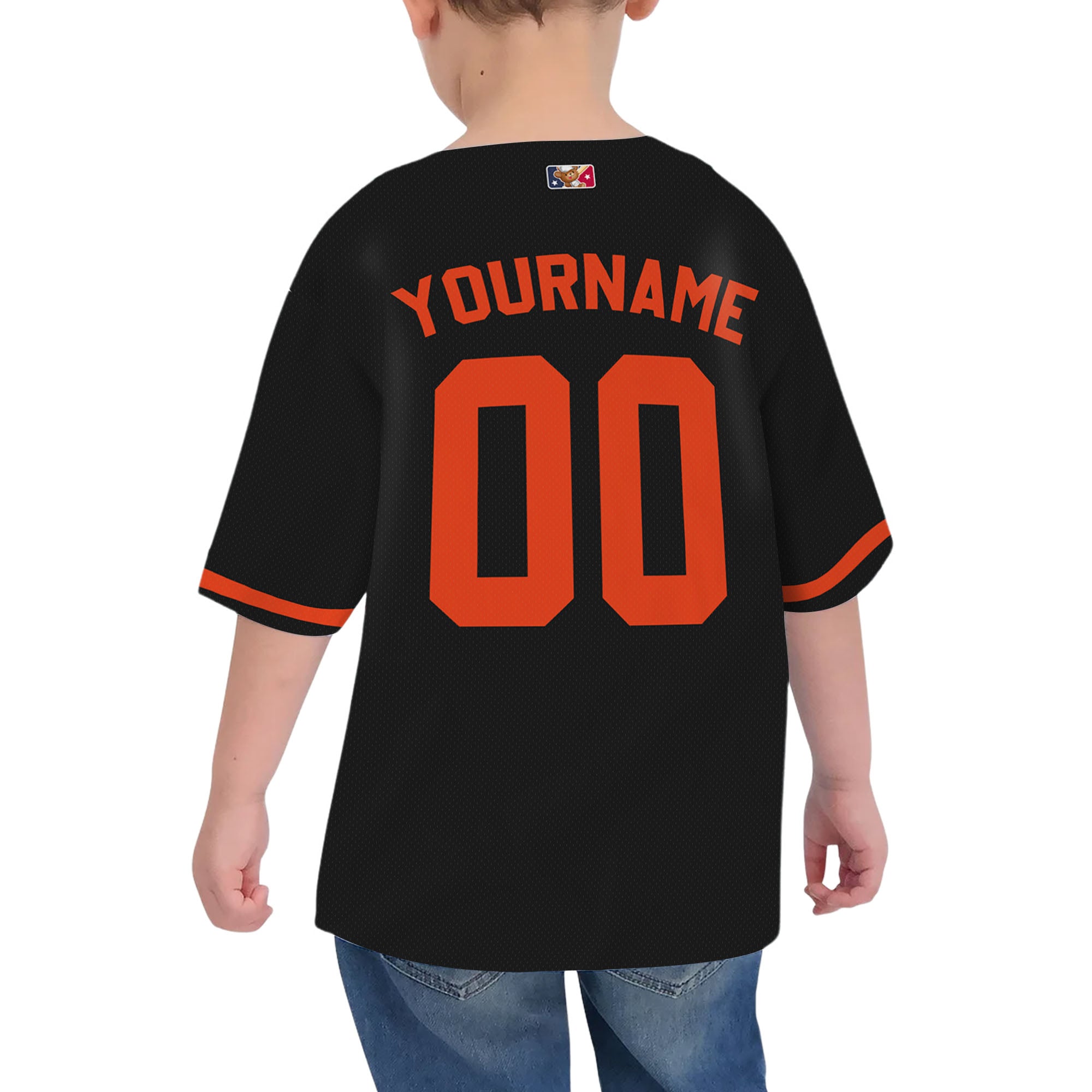Personalized famous team BO sport classic black baseball jersey VDD04