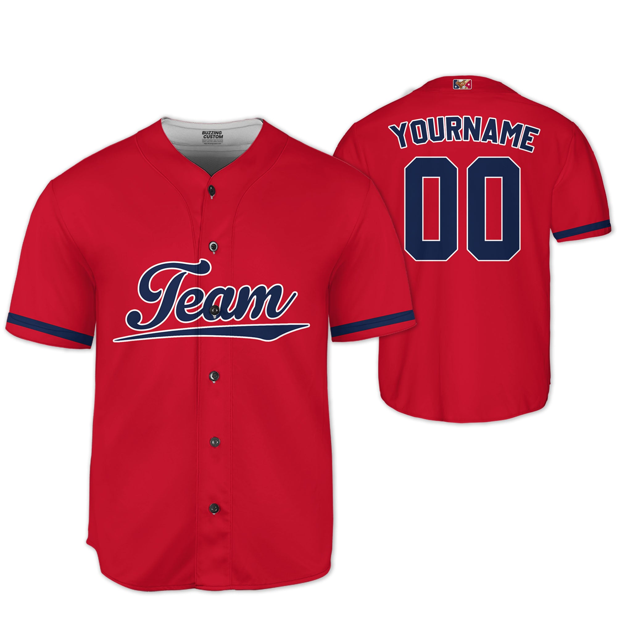 Personalized famous team CG guardian sport classic red baseball jersey VDD04