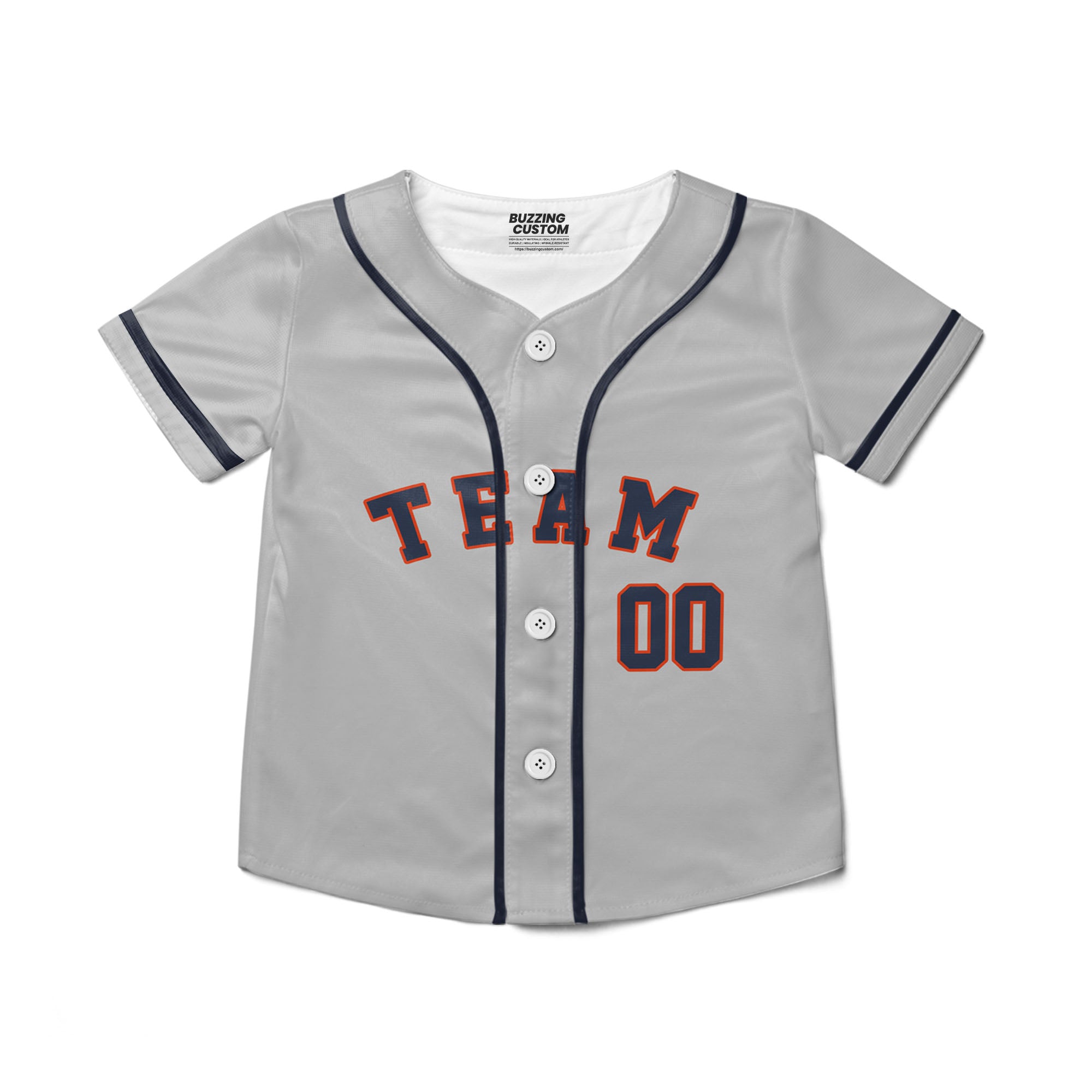 Personalized famous team HA sport gray and black stripes baseball jersey VDD04