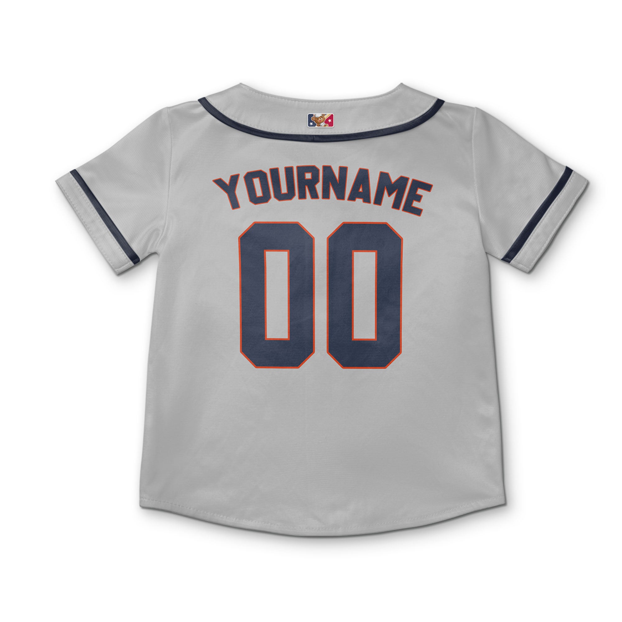 Personalized famous team HA sport gray and black stripes baseball jersey VDD04