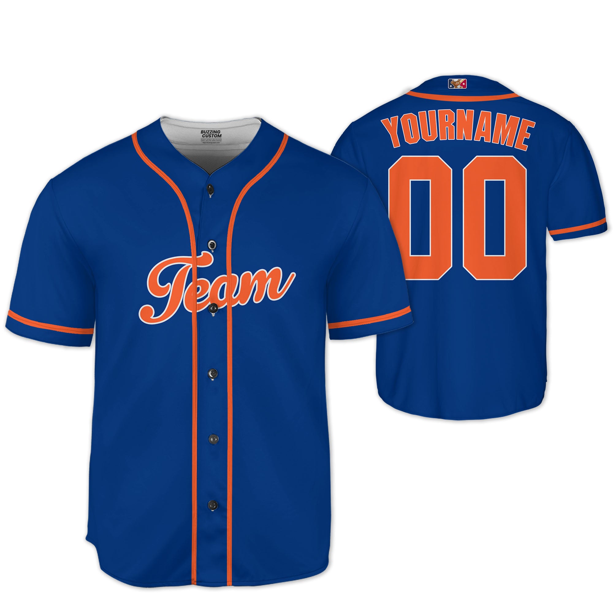 Personalized famous team NYM sport classic blue baseball jersey VDD04