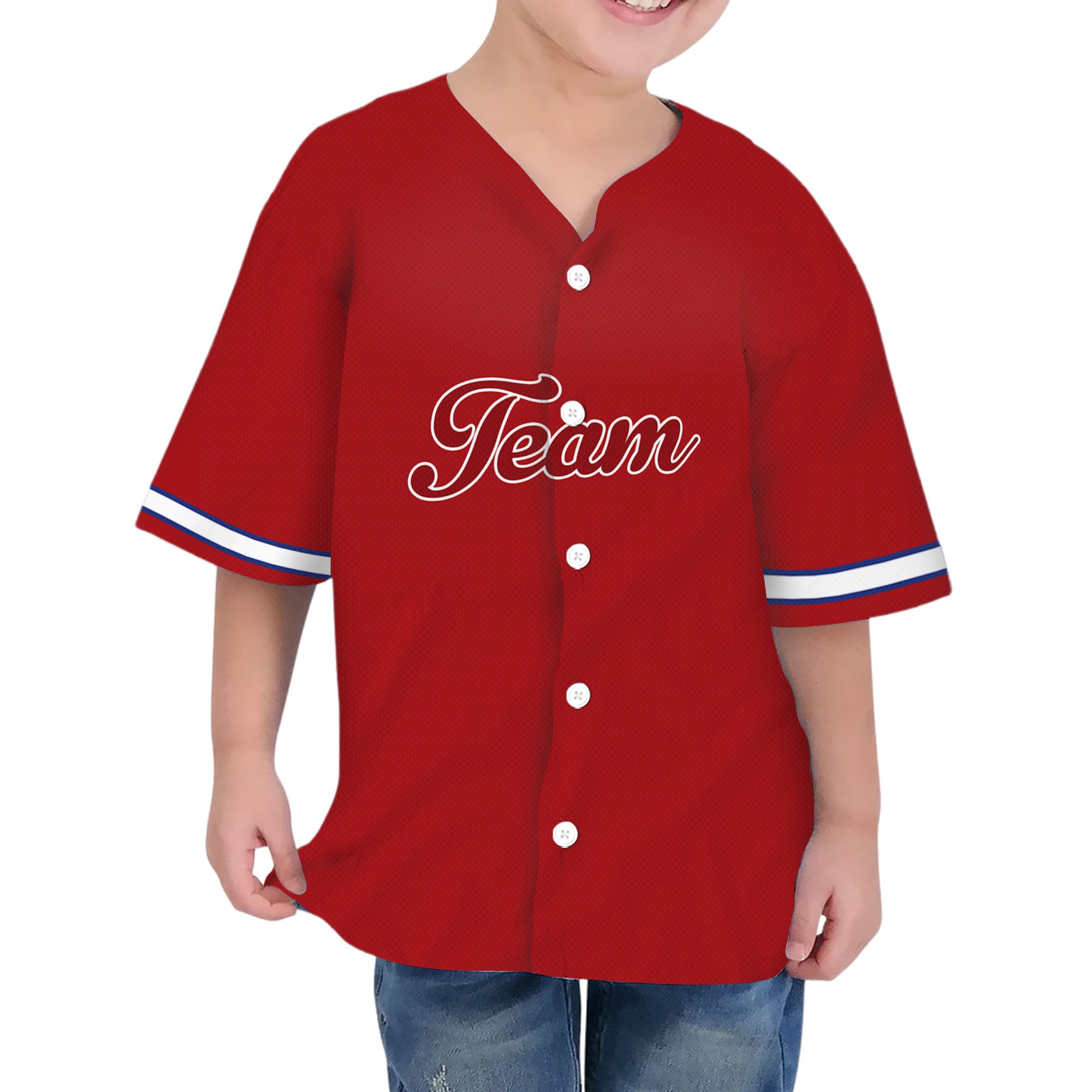 Personalized famous team PP sport classic red baseball jersey VDD04