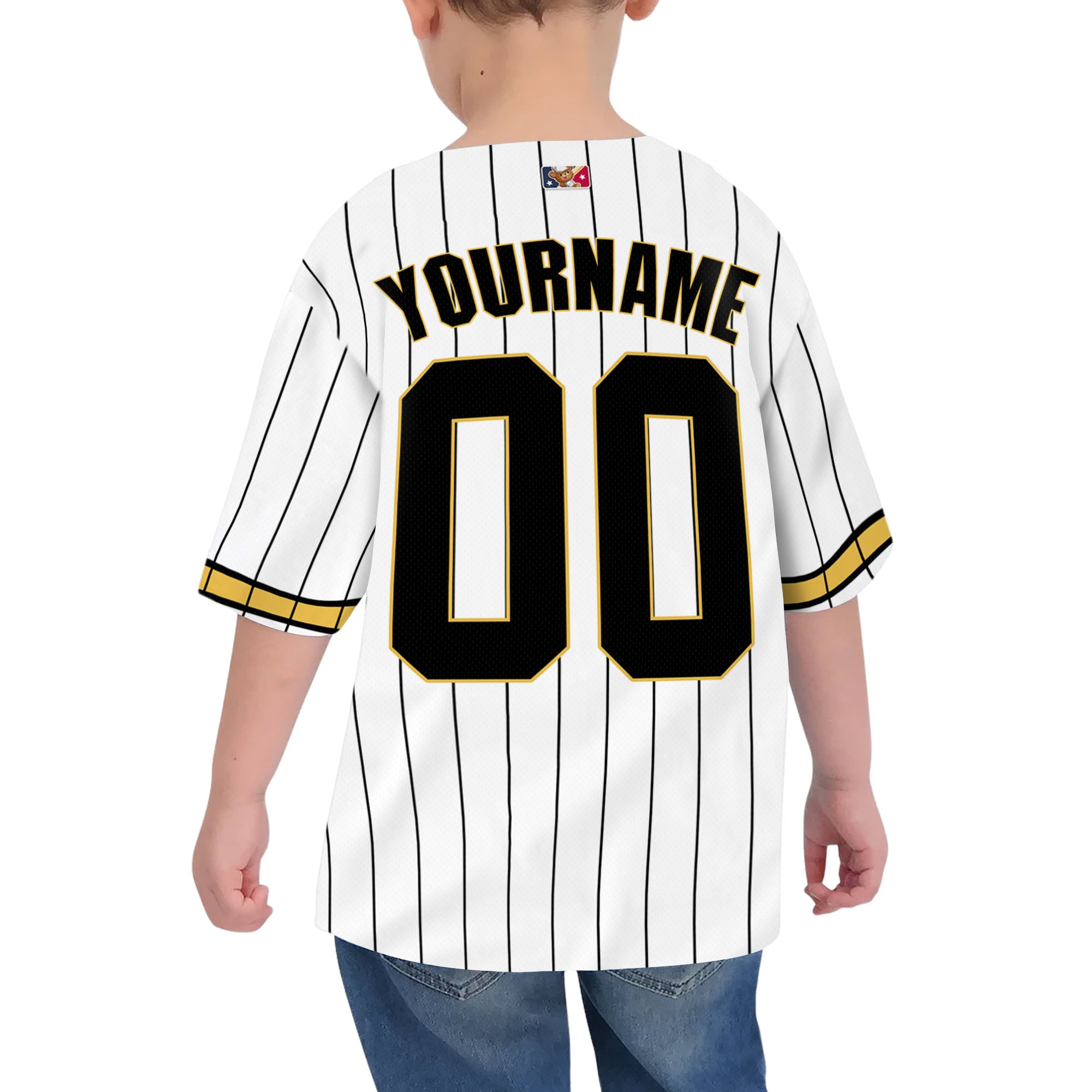 Personalized famous team SDP sport white and black stripes baseball jersey VDD04