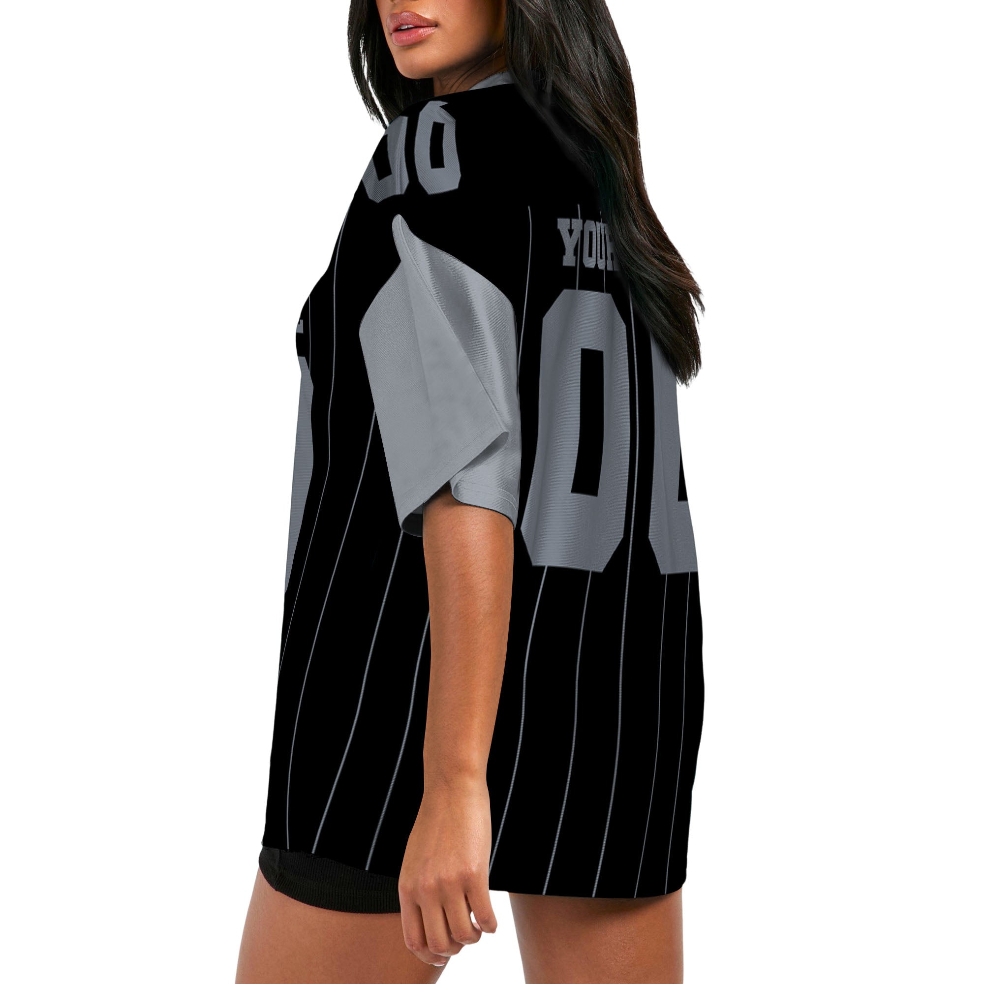 personalized-football-team-las-vergas-black-and-white-sleeve-thin-stripes-lar-ca02-2892