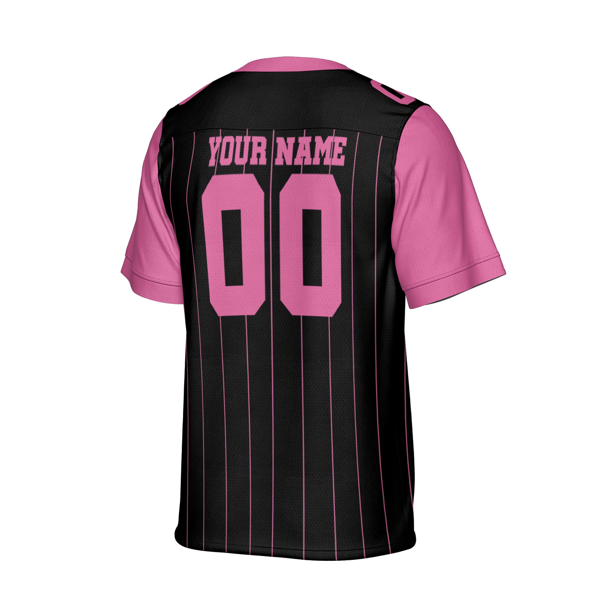 personalized-football-team-black-and-pink-sleeve-thin-stripes-ca02-2229
