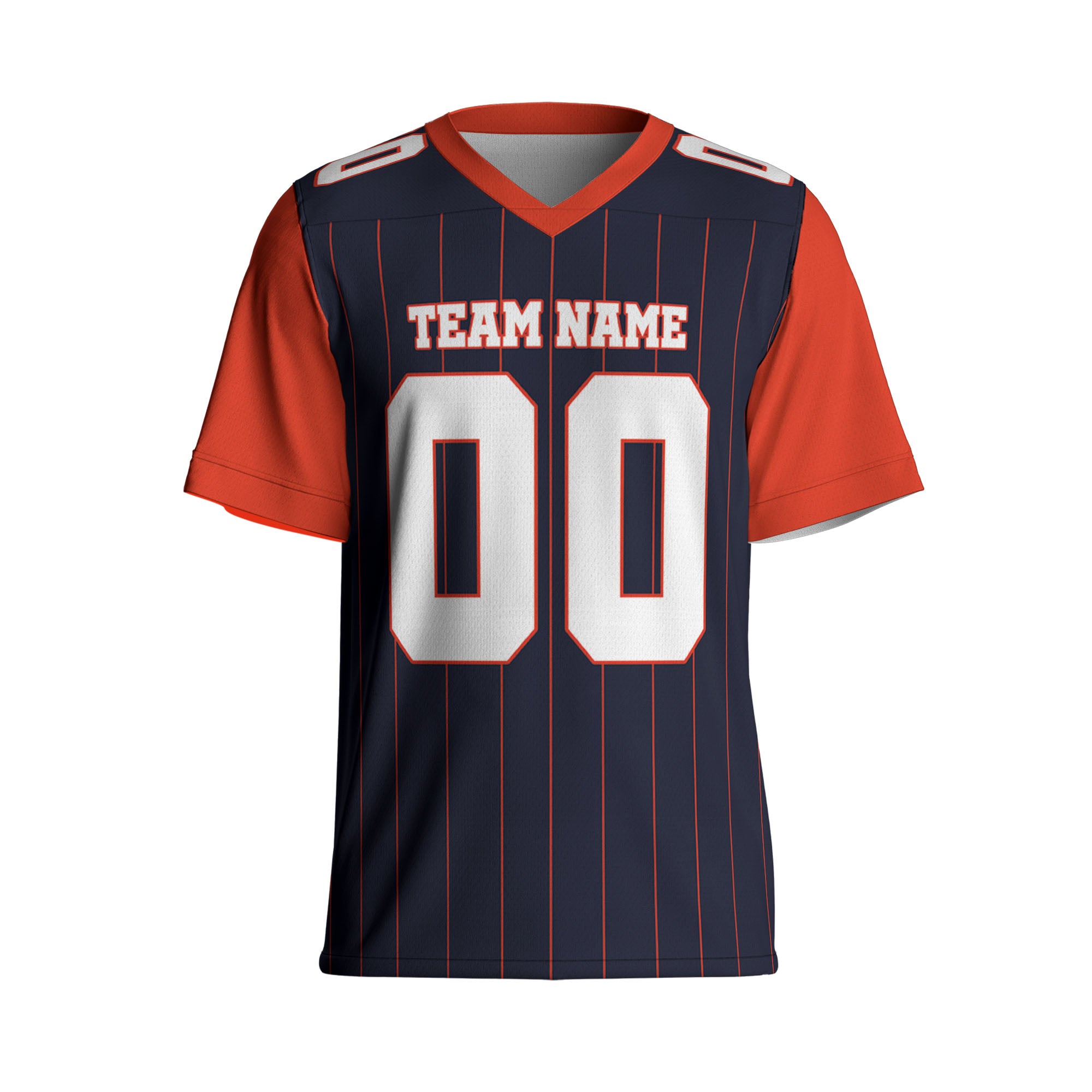 personalized-football-team-chicago-navy-and-orange-sleeve-thin-stripes-cb-ca02-8897