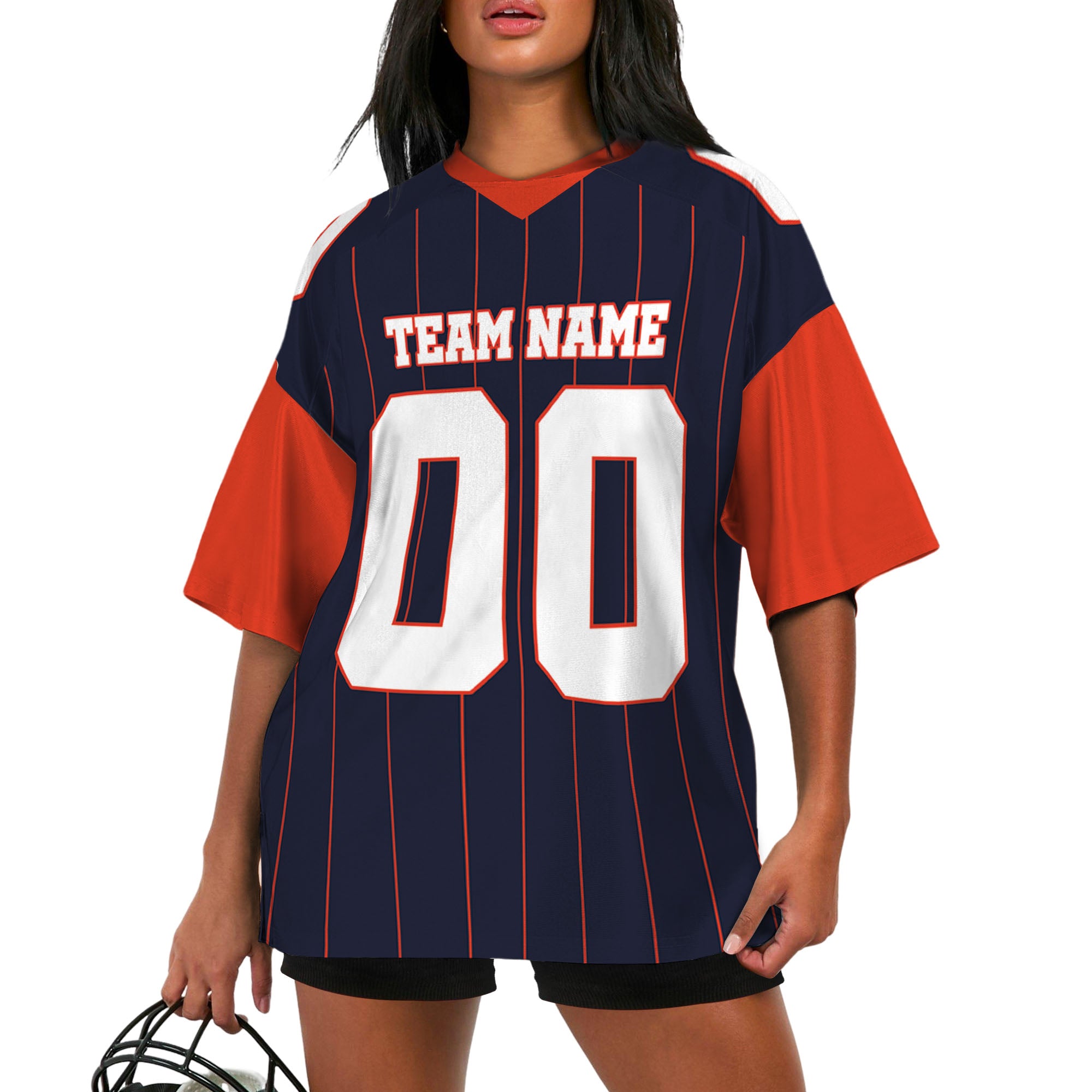 personalized-football-team-chicago-navy-and-orange-sleeve-thin-stripes-cb-ca02-8897