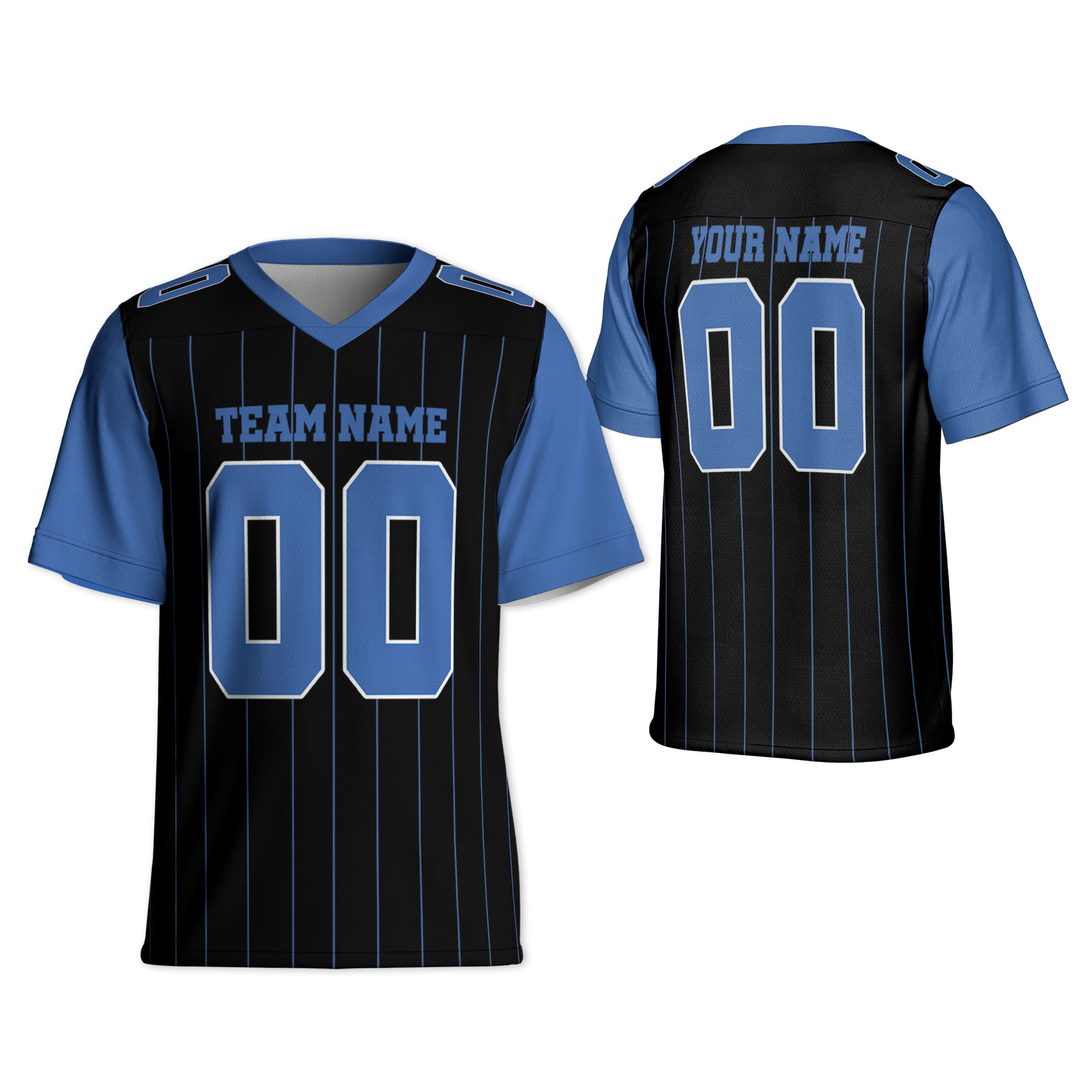 personalized-football-team-detroit-black-and-blue-sleeve-thin-stripes-dl-ca02-6032