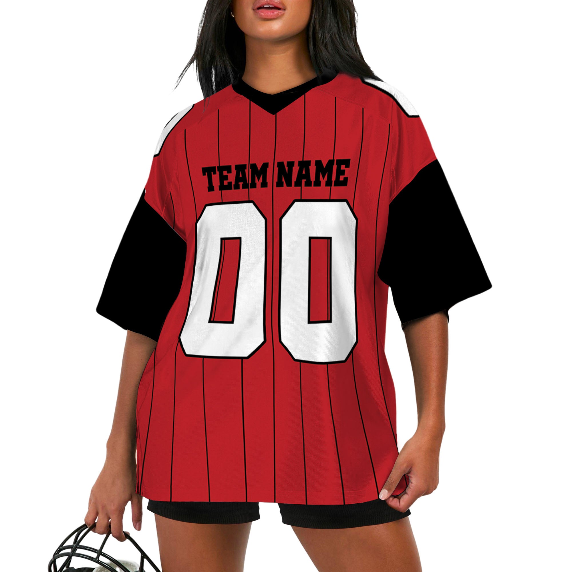 personalized-football-team-gieorgia-red-and-black-sleeve-thin-stripes-gb-ca02-1202