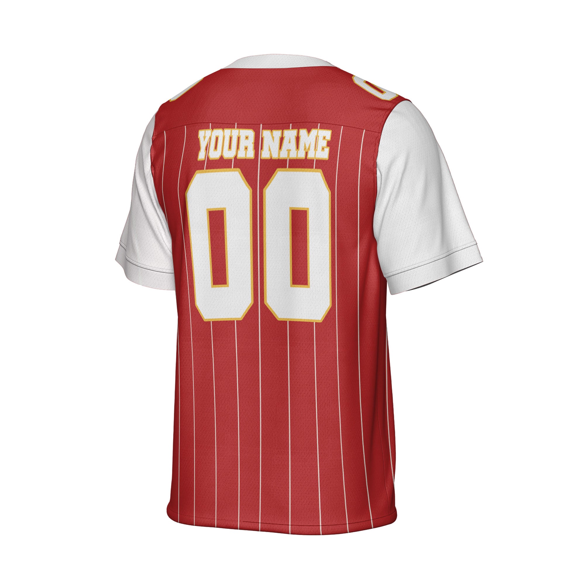 personalized-football-team-kansas-red-and-white-sleeve-thin-stripes-kc-ca02-2866