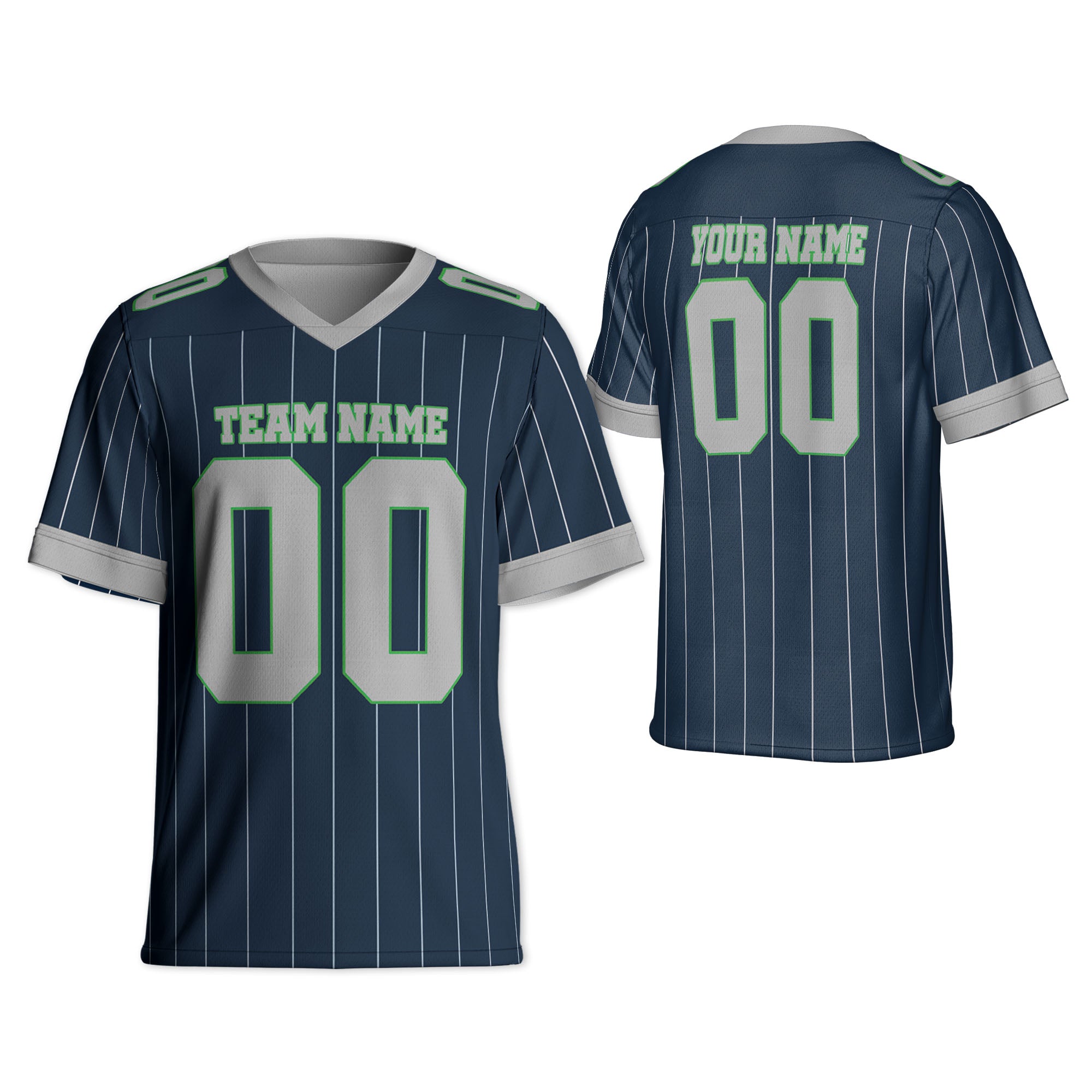 personalized-football-team-seattle-navy-and-gray-thin-stripes-ss-ca02-3588