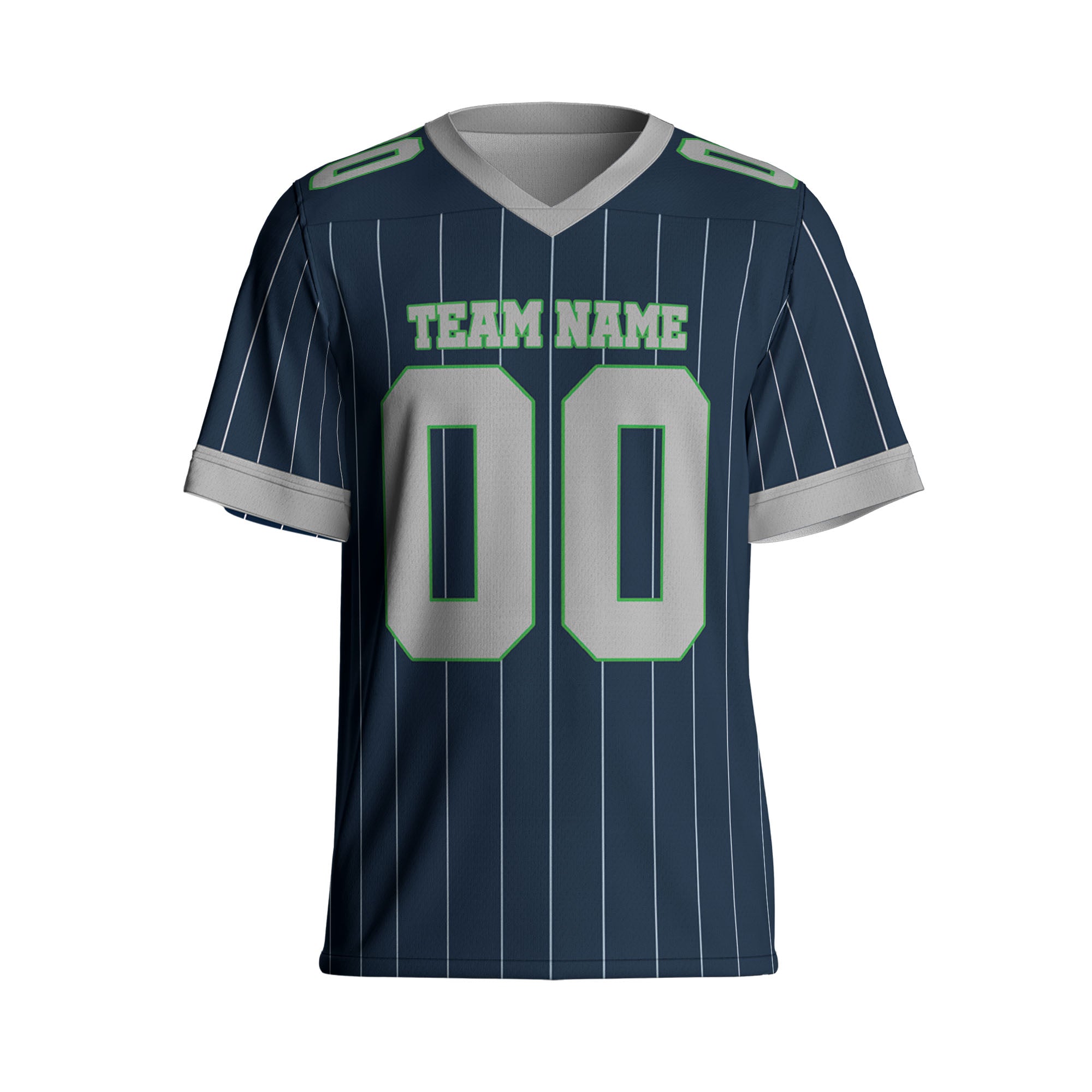 personalized-football-team-seattle-navy-and-gray-thin-stripes-ss-ca02-3588
