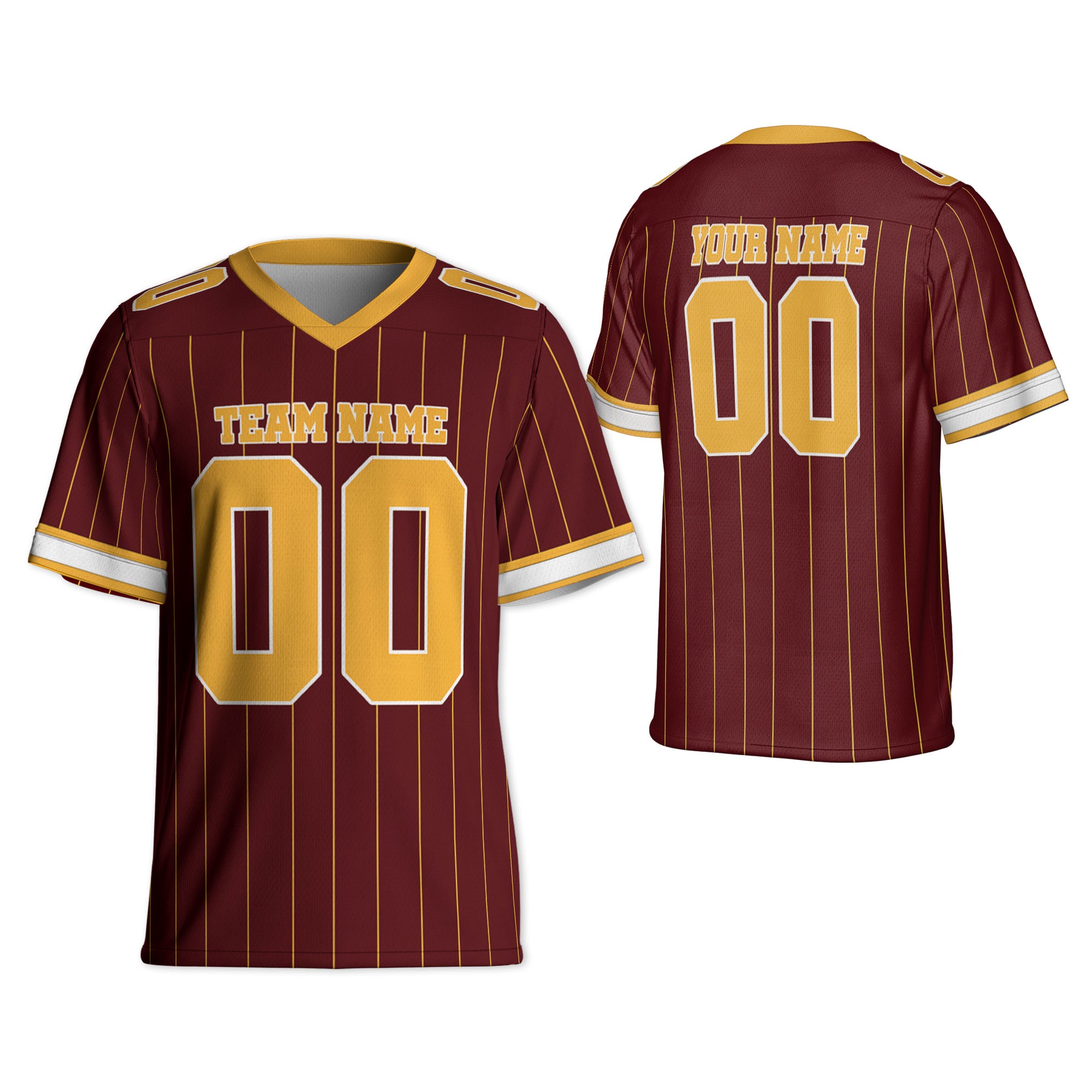 personalized-football-team-washington-burgundy-and-gold-thin-stripes-wc-ca02-2953