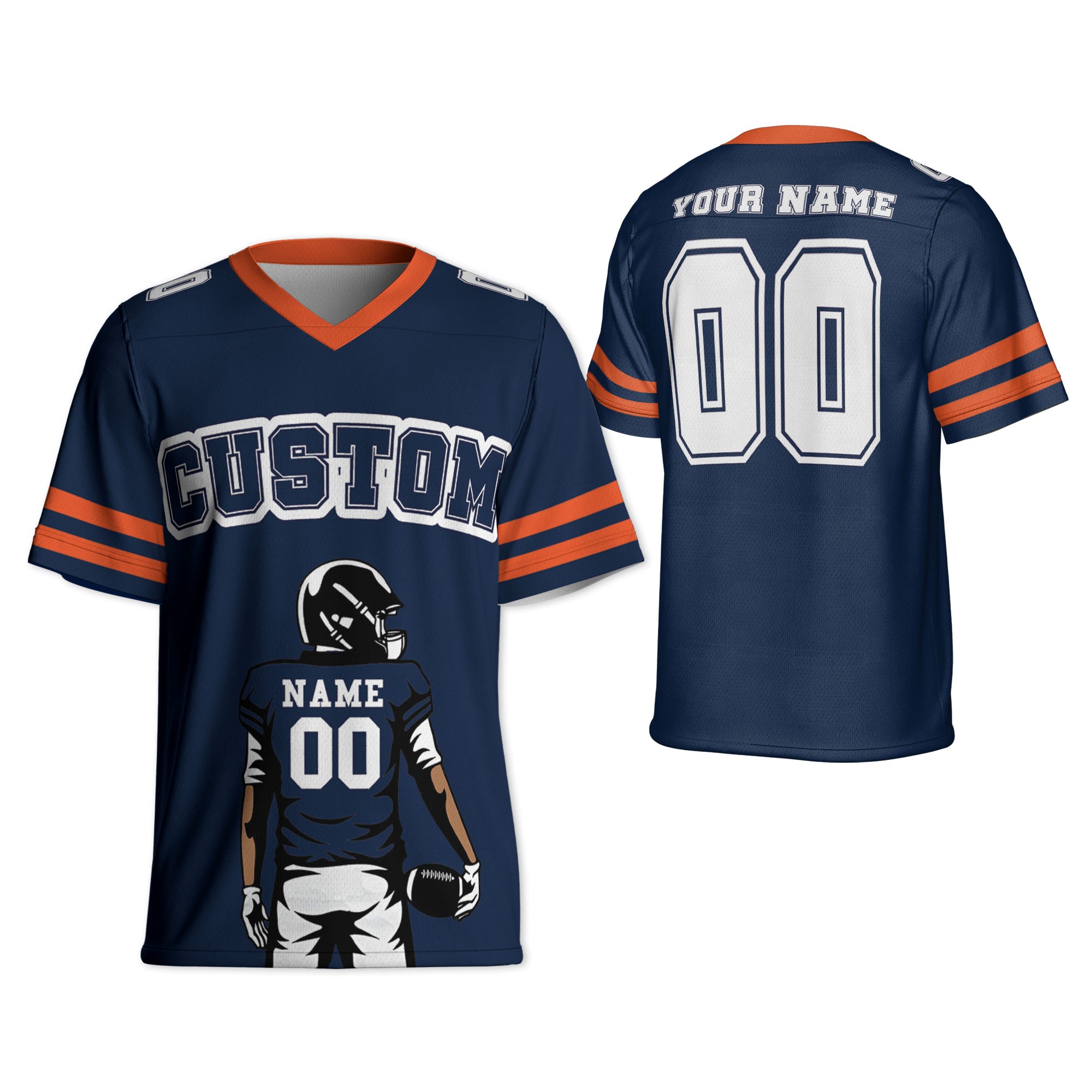 personalized-your-name-and-player-db-navy-football-jersey-i2-3272