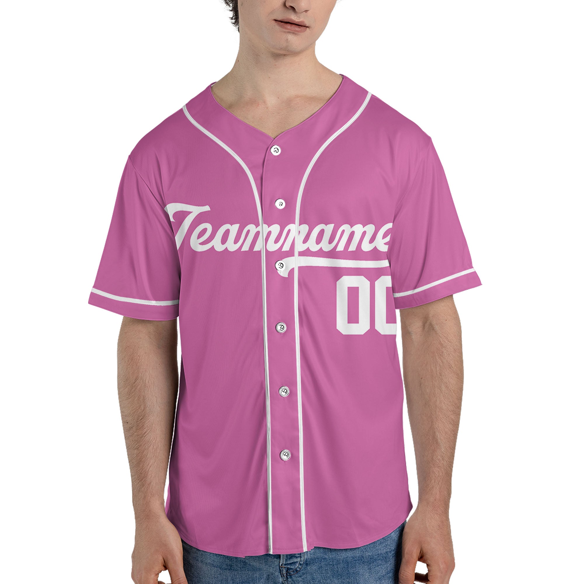 Pink-Colors-Baseball-Jersey-Sports-Team-Personalized-Jersey