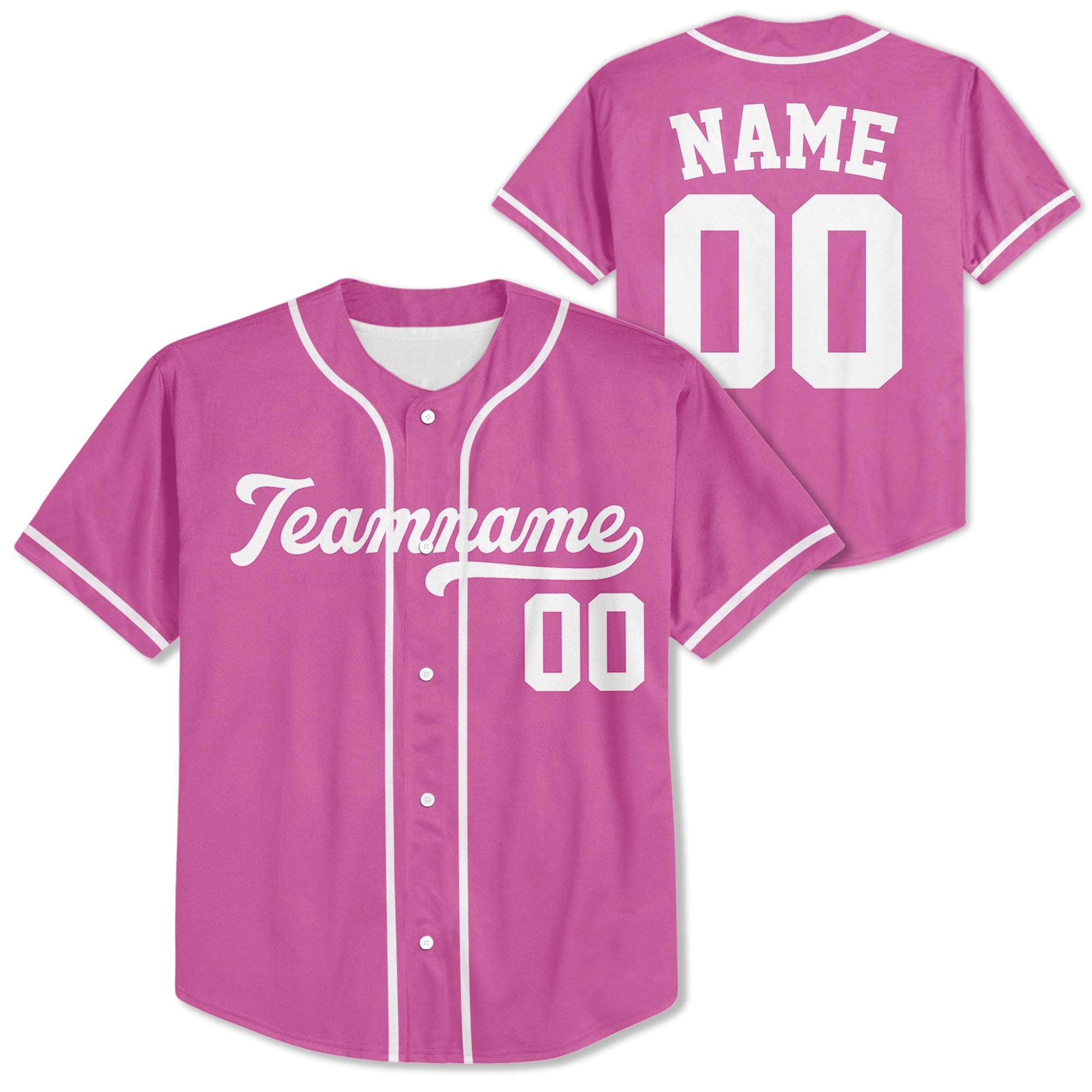 Pink-Colors-Baseball-Jersey-Sports-Team-Personalized-Jersey