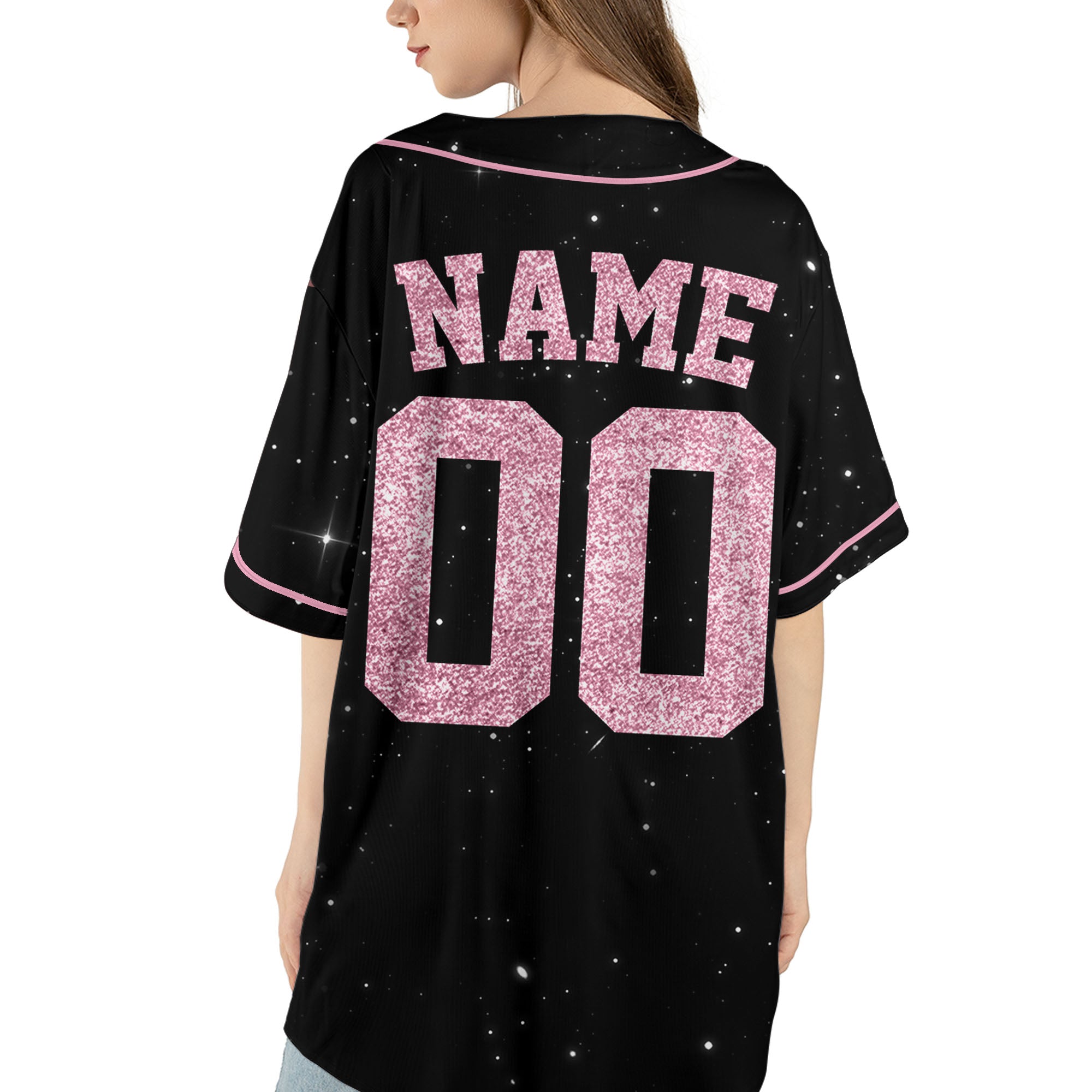 Pink-Style-Personalized-Team-Name-And-Number-Custom-Baseball-Jersey-Pink-Collection