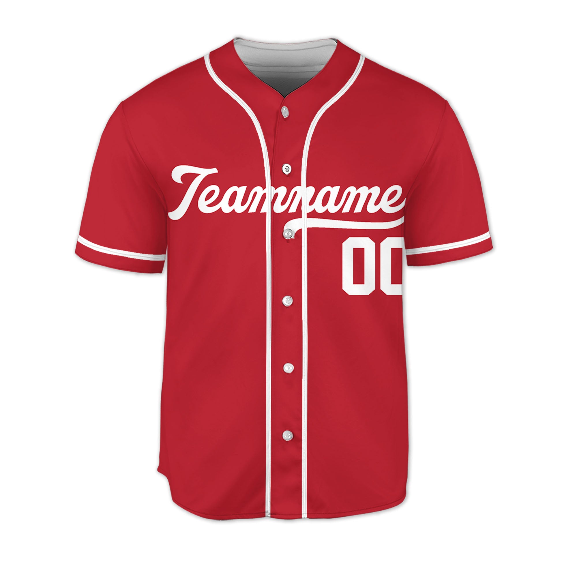 Red-Custom-Colors-Baseball-Jersey-Sports-Team-Personalized-Jersey