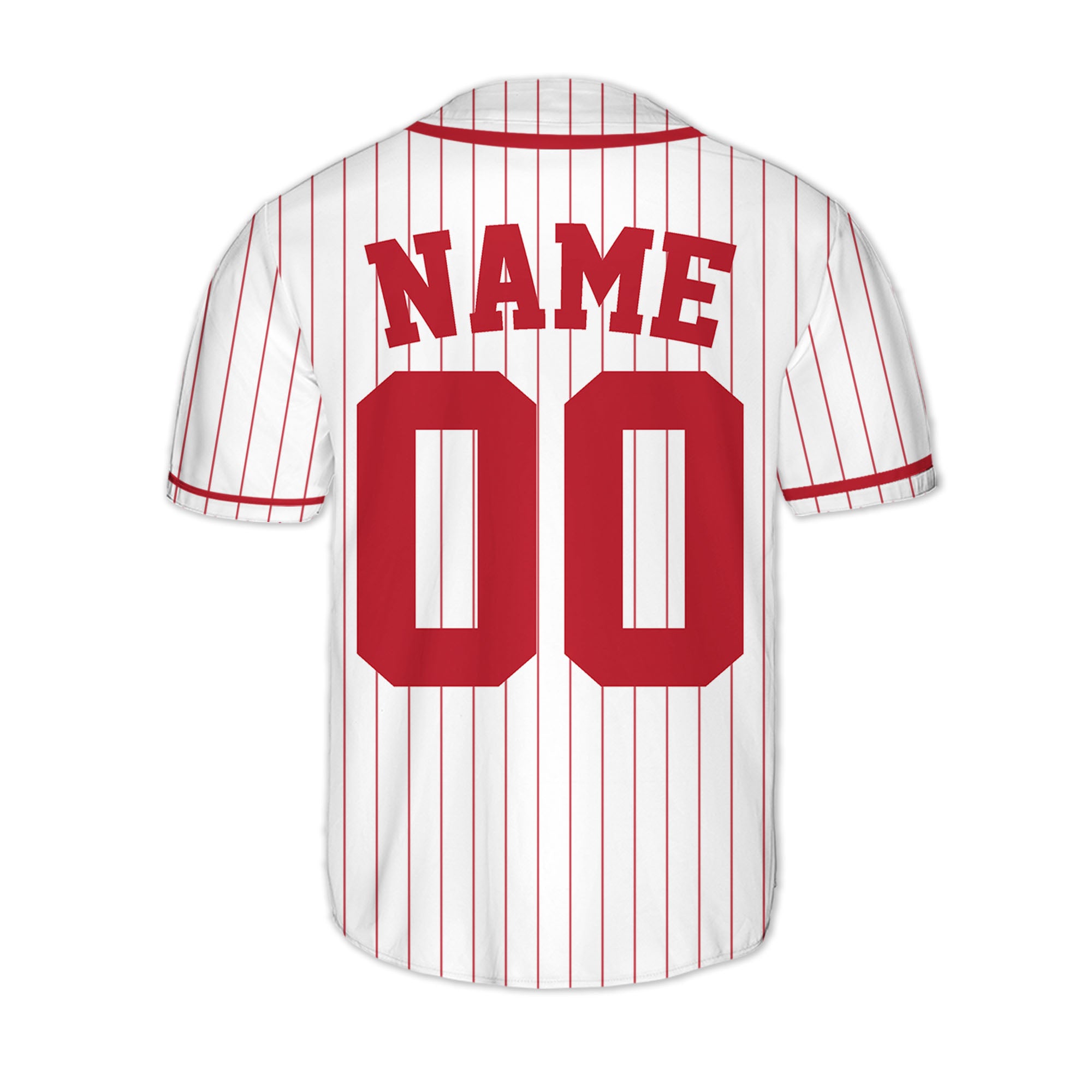 Red-Custom-Request-Stripe-Line-Custom-Colors-Personalized-Name-Baseball-Jersey