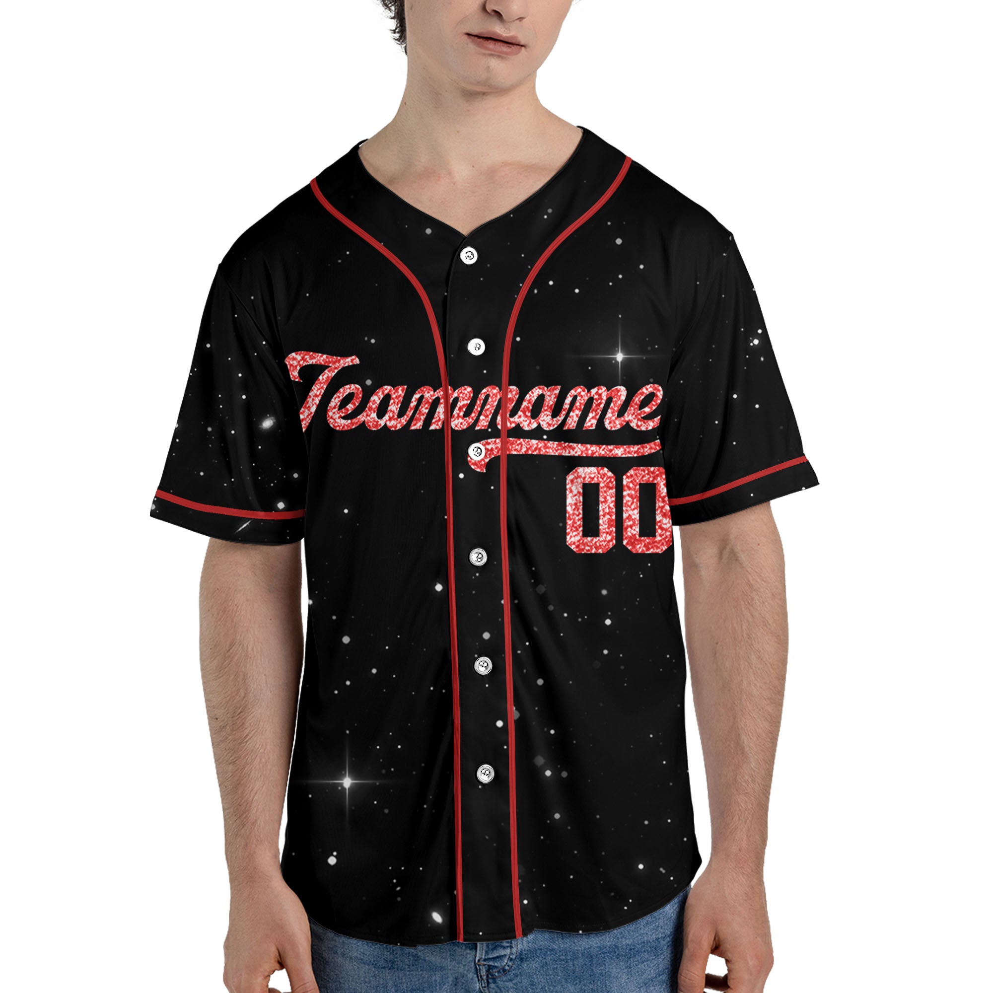 Red-Custom-Team-Name-And-Number-Personalized-Baseball-Jersey-Collection