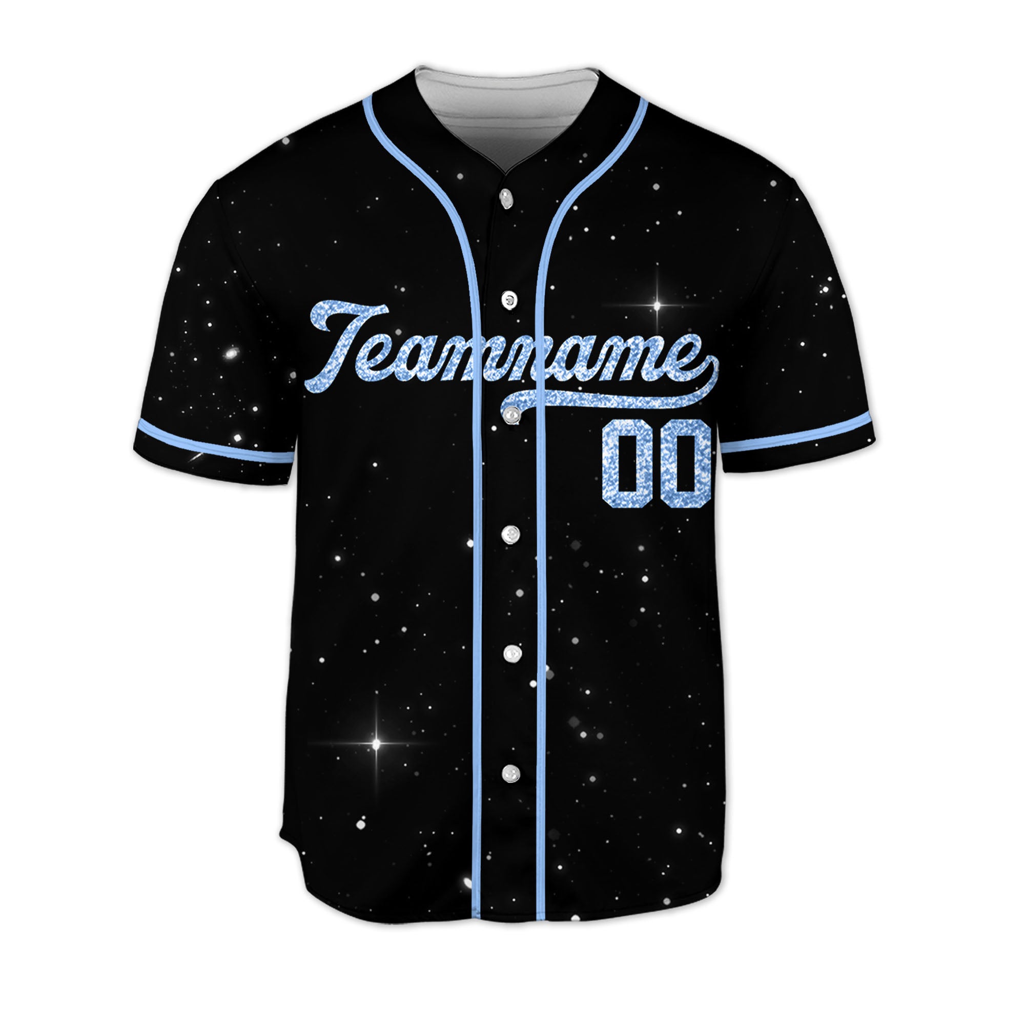 Sky-Blue-Custom-Team-Name-And-Number-Personalized-Baseball-Jersey-Collection