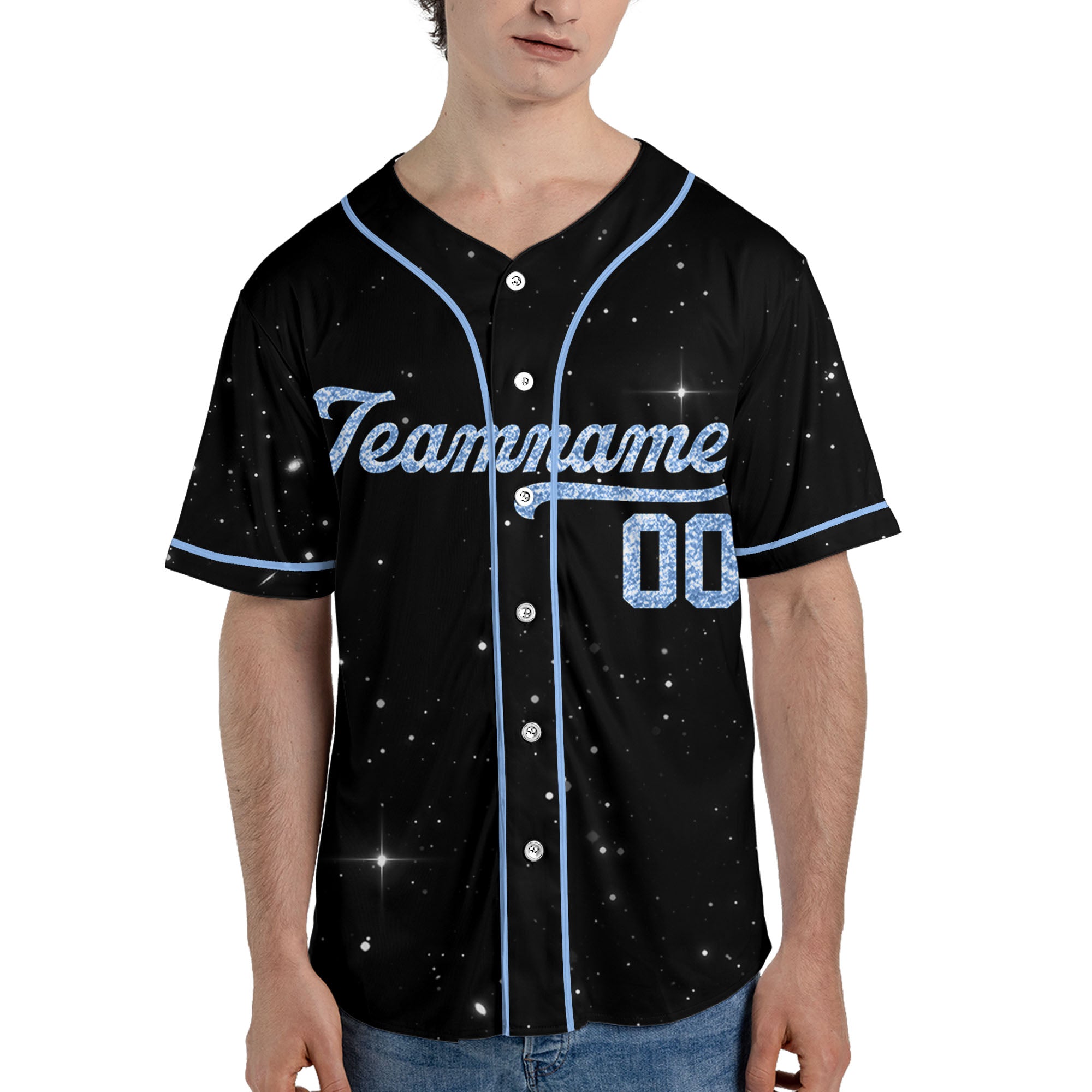 Sky-Blue-Custom-Team-Name-And-Number-Personalized-Baseball-Jersey-Collection