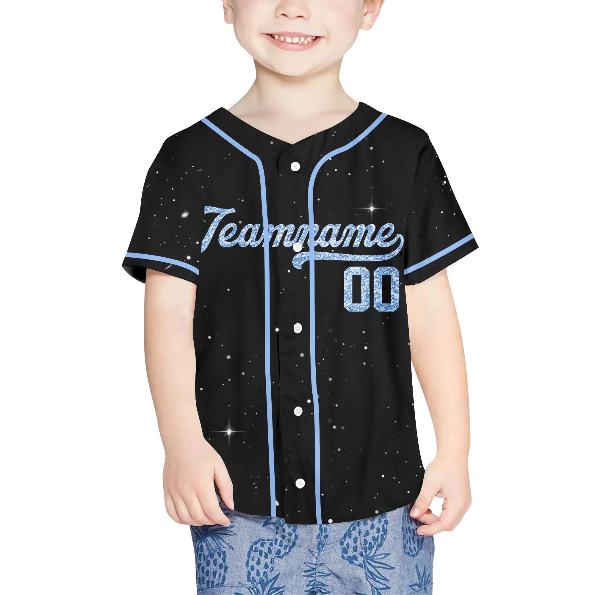 Sky-Blue-Custom-Team-Name-And-Number-Personalized-Baseball-Jersey-Collection
