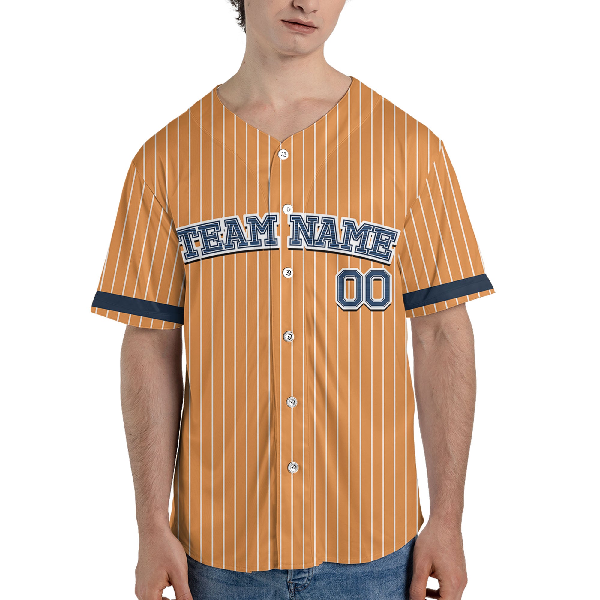 The-Rock-Baseball-Jersey-Stripes